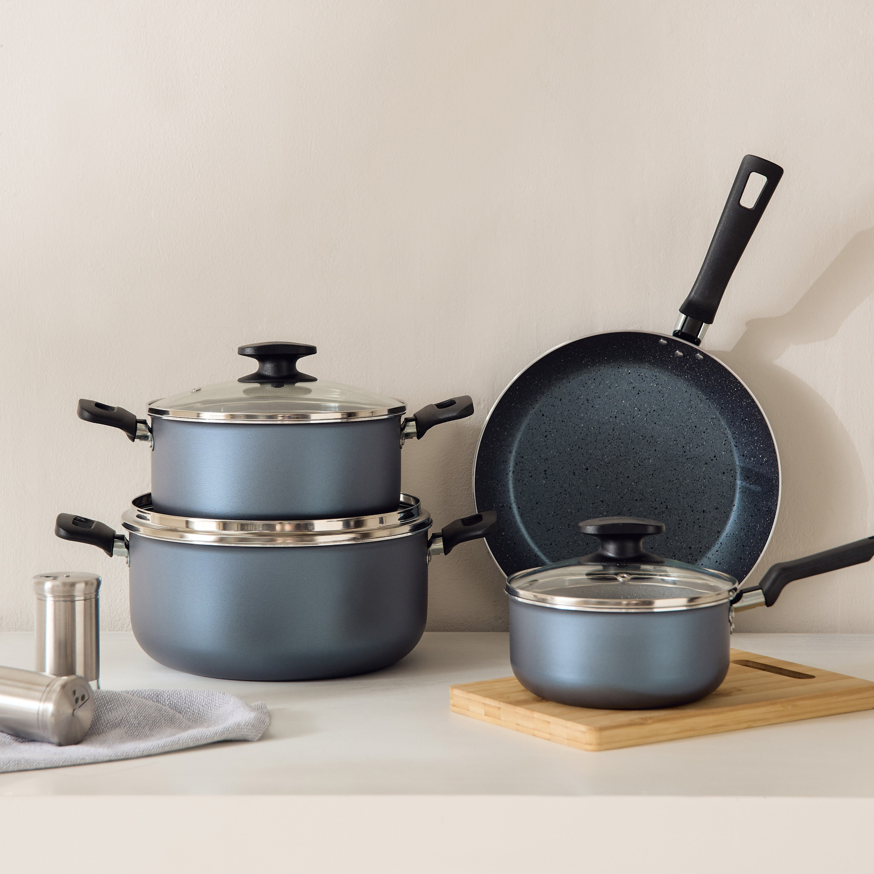 طقم أواني طهي غير قابل للالتصاق 7 قطع باريس من ترامونتينا-hbxhomeware-hbxkitchen-image-1