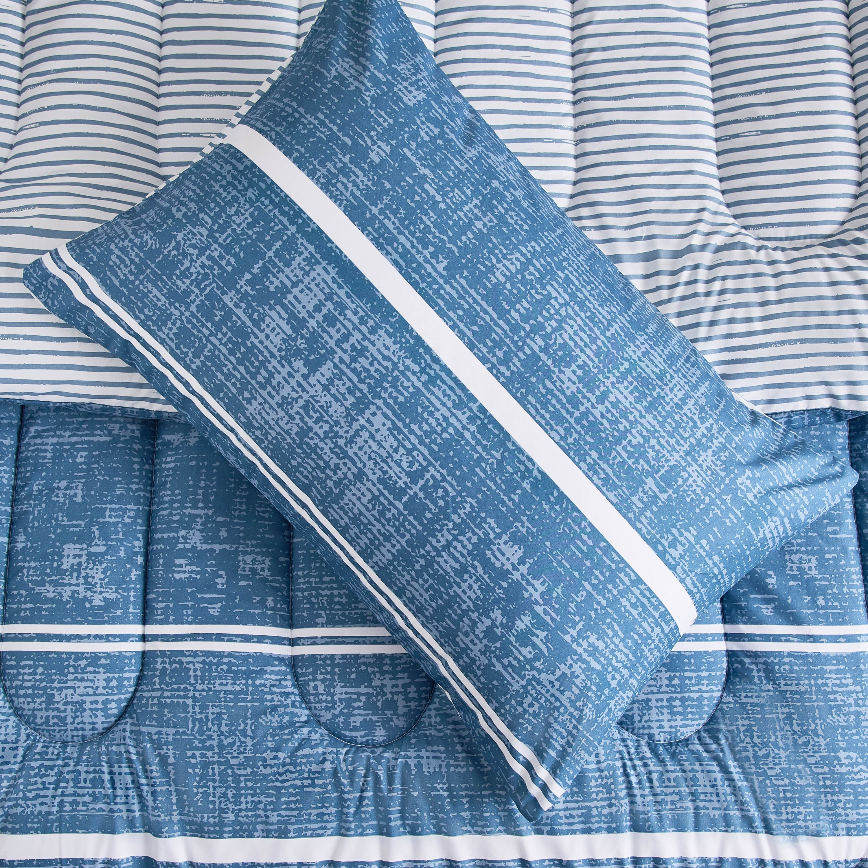طقم لحاف توين ألياف دقيقة بطبعات إلفين قطعتين من أونتاريو- 160x220 سم-hbxhomeware-hbxbedroom-image-6