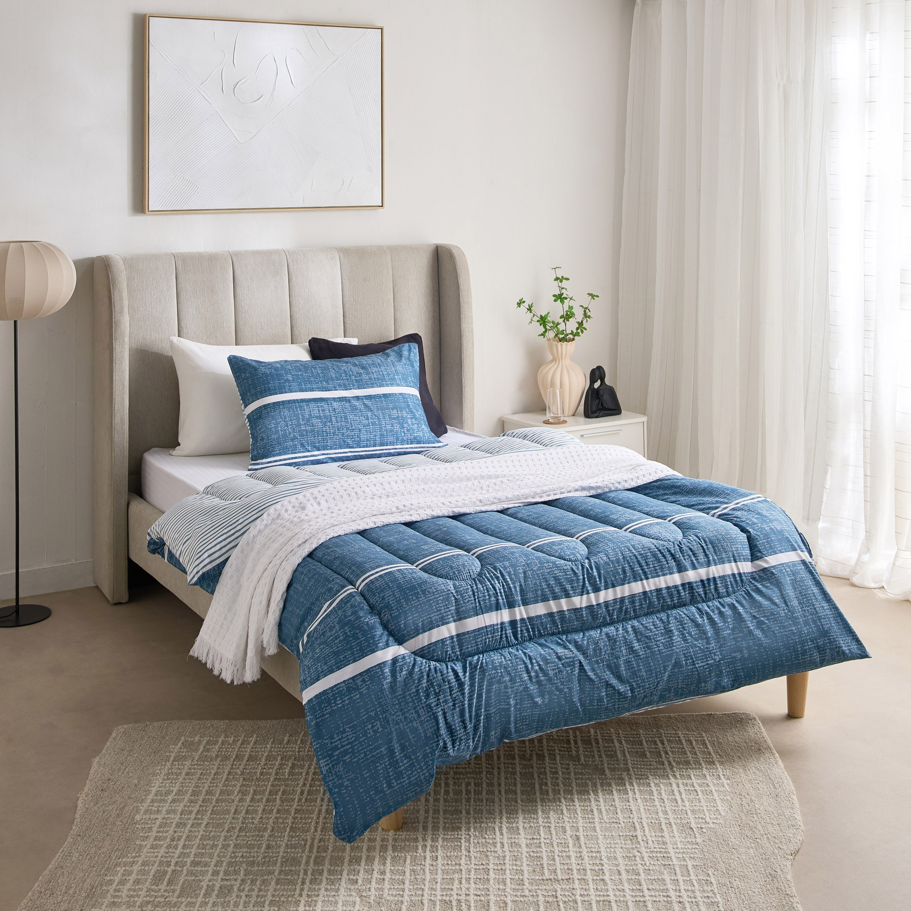 طقم لحاف توين ألياف دقيقة بطبعات إلفين قطعتين من أونتاريو- 160x220 سم-hbxhomeware-hbxbedroom-image-8