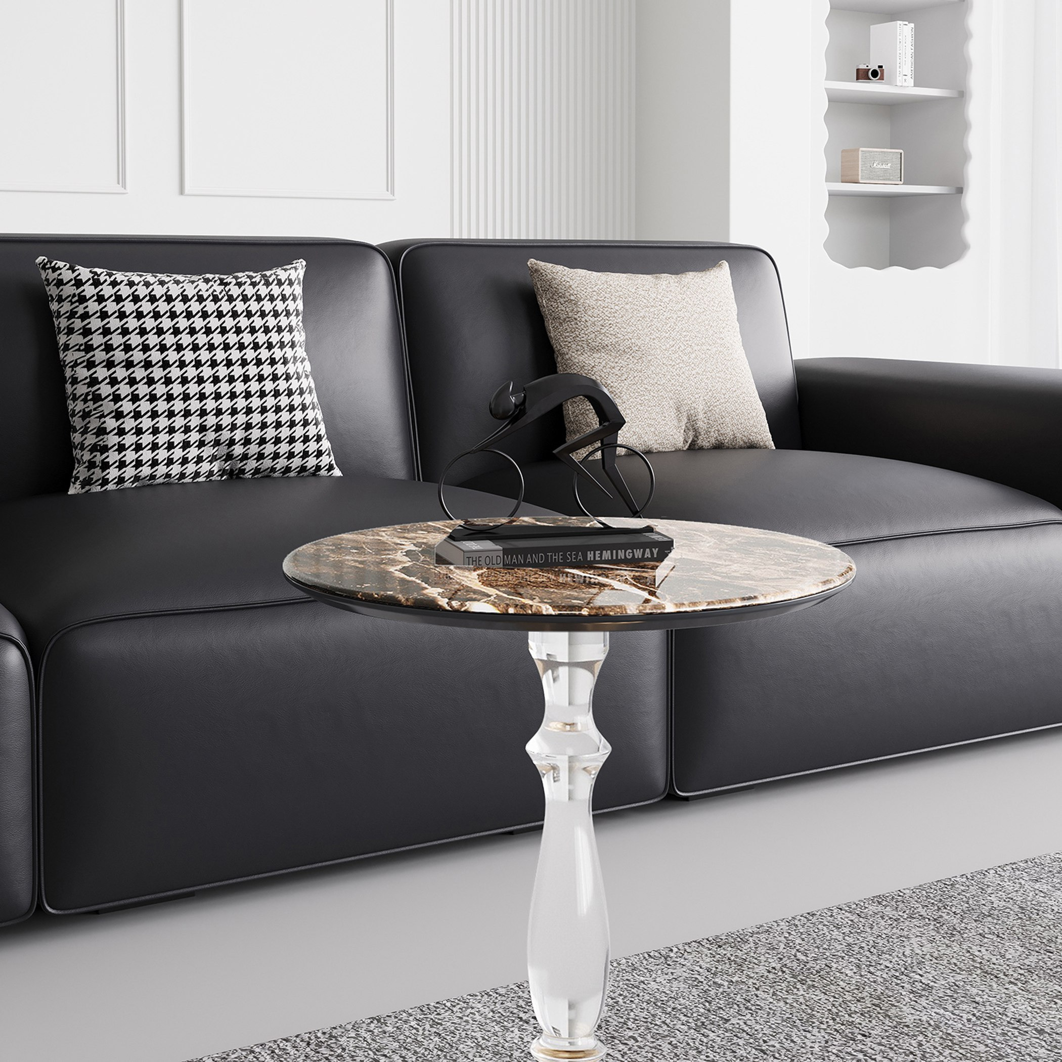 Grandora Sintered Stone Accent End Table-hbxfurniture-livingroom-endtables-image-4