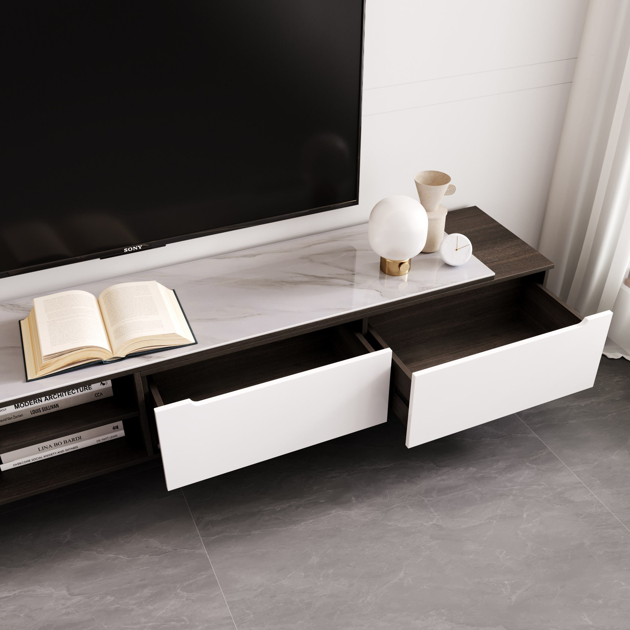 Madora 2 to 3 Metre Extendable TV Unit with Sintered Stone Top for TVs up to 98 inches-hbxlivingroom-mediaunitsandstorage-tvunits-image-10