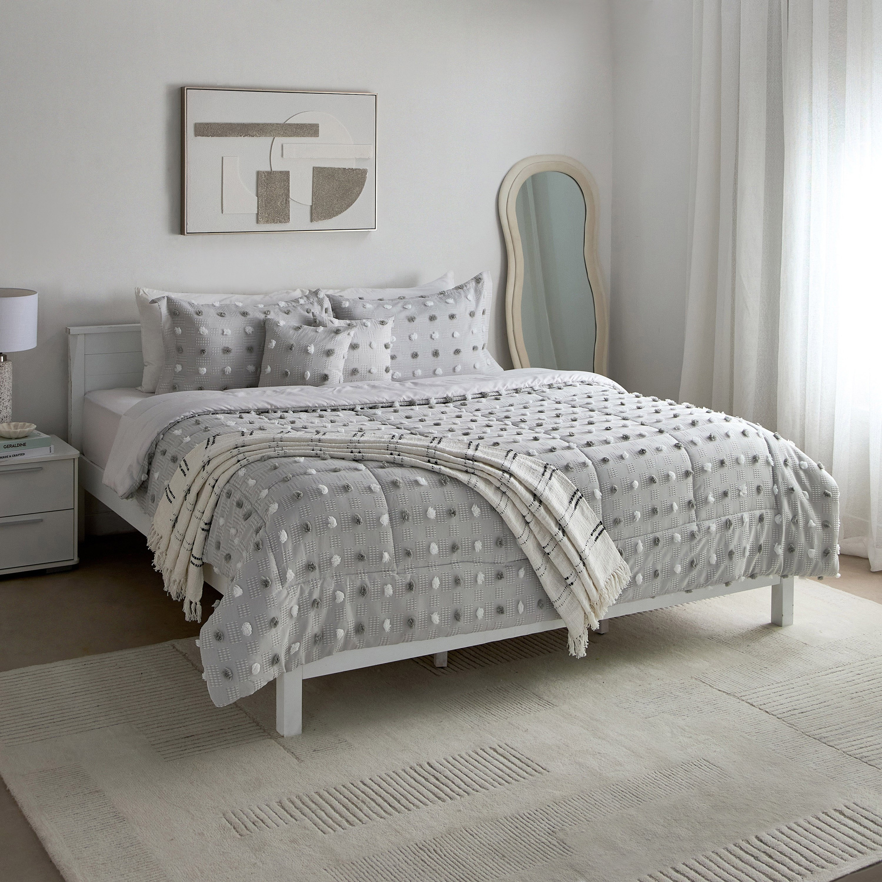 طقم لحاف كينج بايب جاكار ليورا 6 قطع من مرسين - 220x240 سم-hbxhomeware-hbxbedroom-image-2