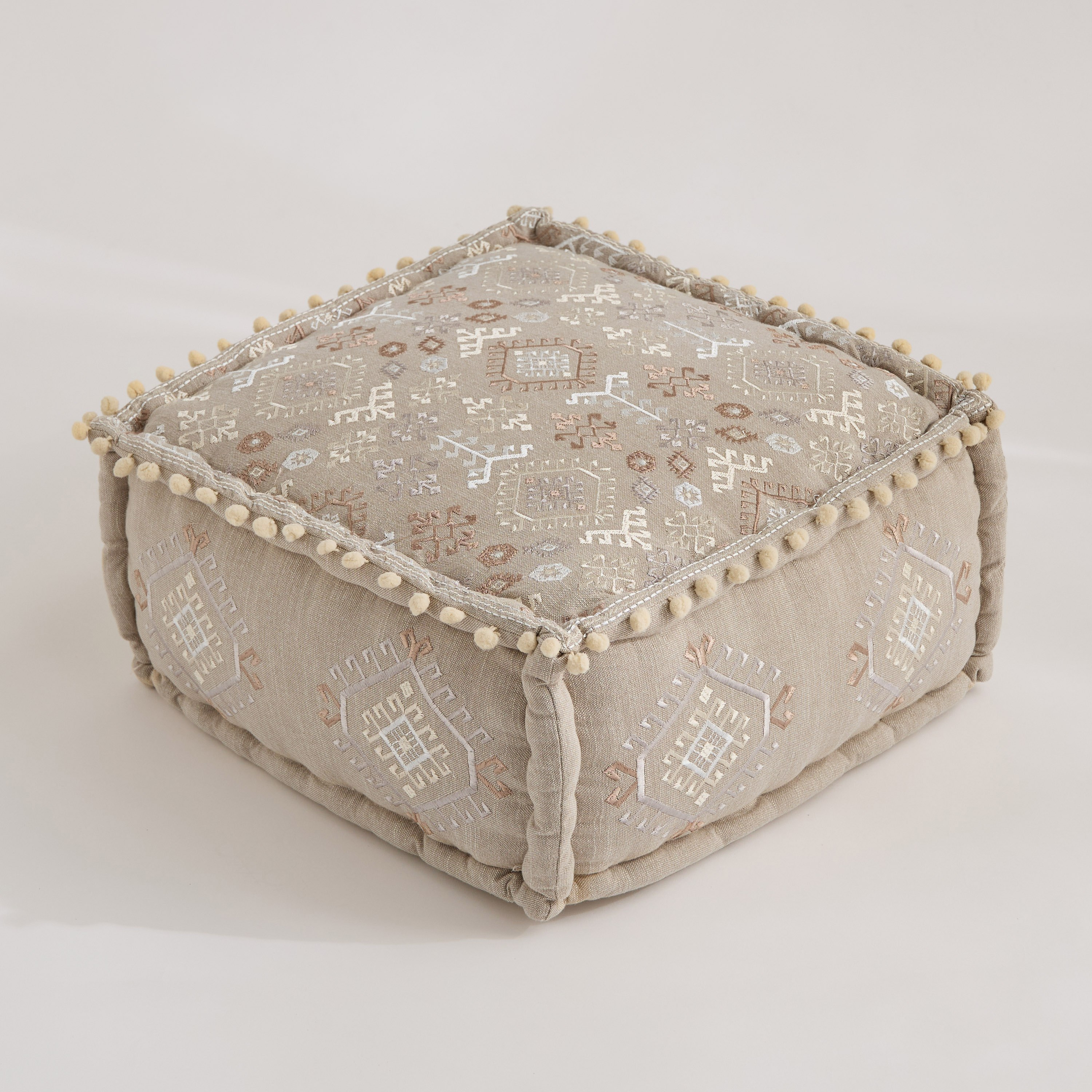 مقعد بوف مربع كليم مطرز من مهرجان فچر - 50x50x25سم-hbxfurniture-kidsroom-kidsbeanbags-image-6