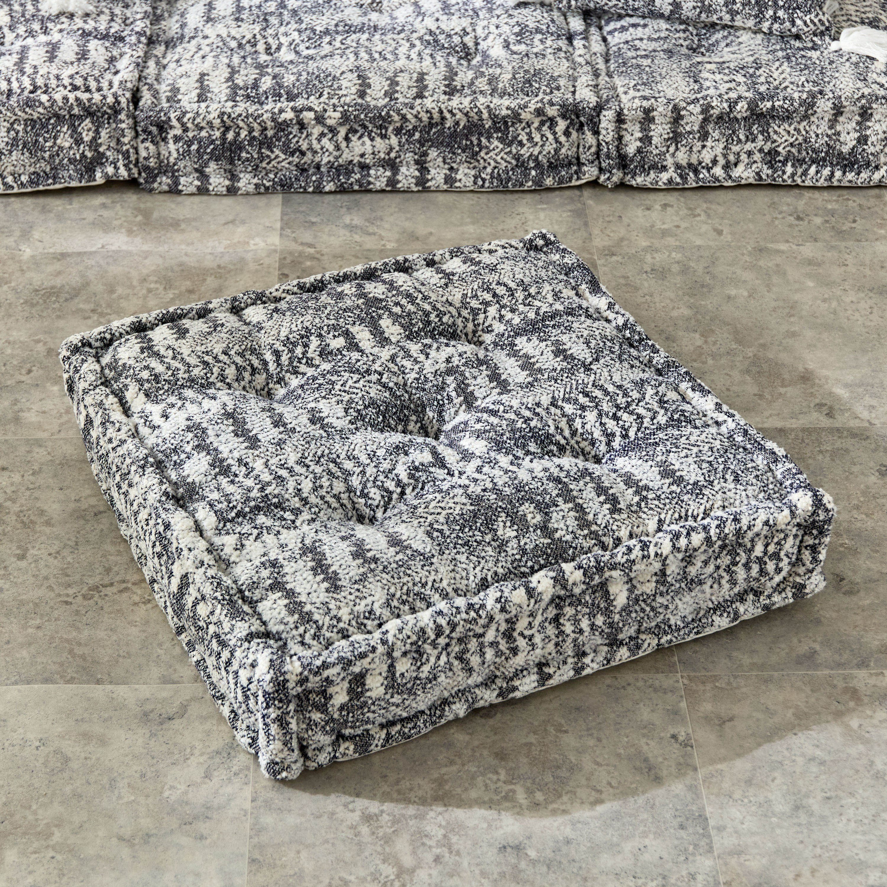 وسادة أرضية جاكار من مهرجان رحمة - 60x60x12 سم-hbxhomeware-hbxlivingroom-image-1