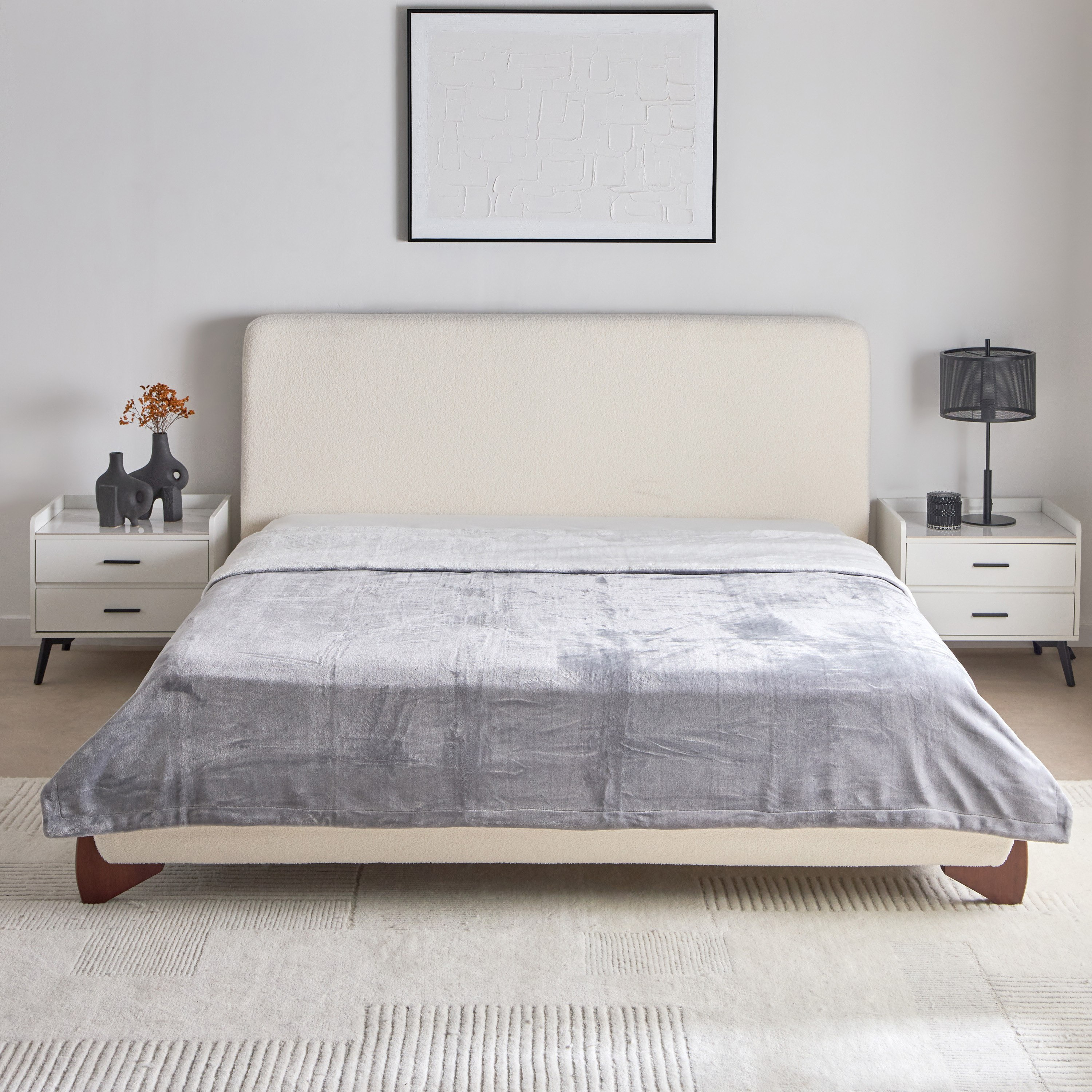 Snugsoft Flannel Double Layer King Blanket - 220x240 cm-hbxhomeware-hbxbedroom-image-2