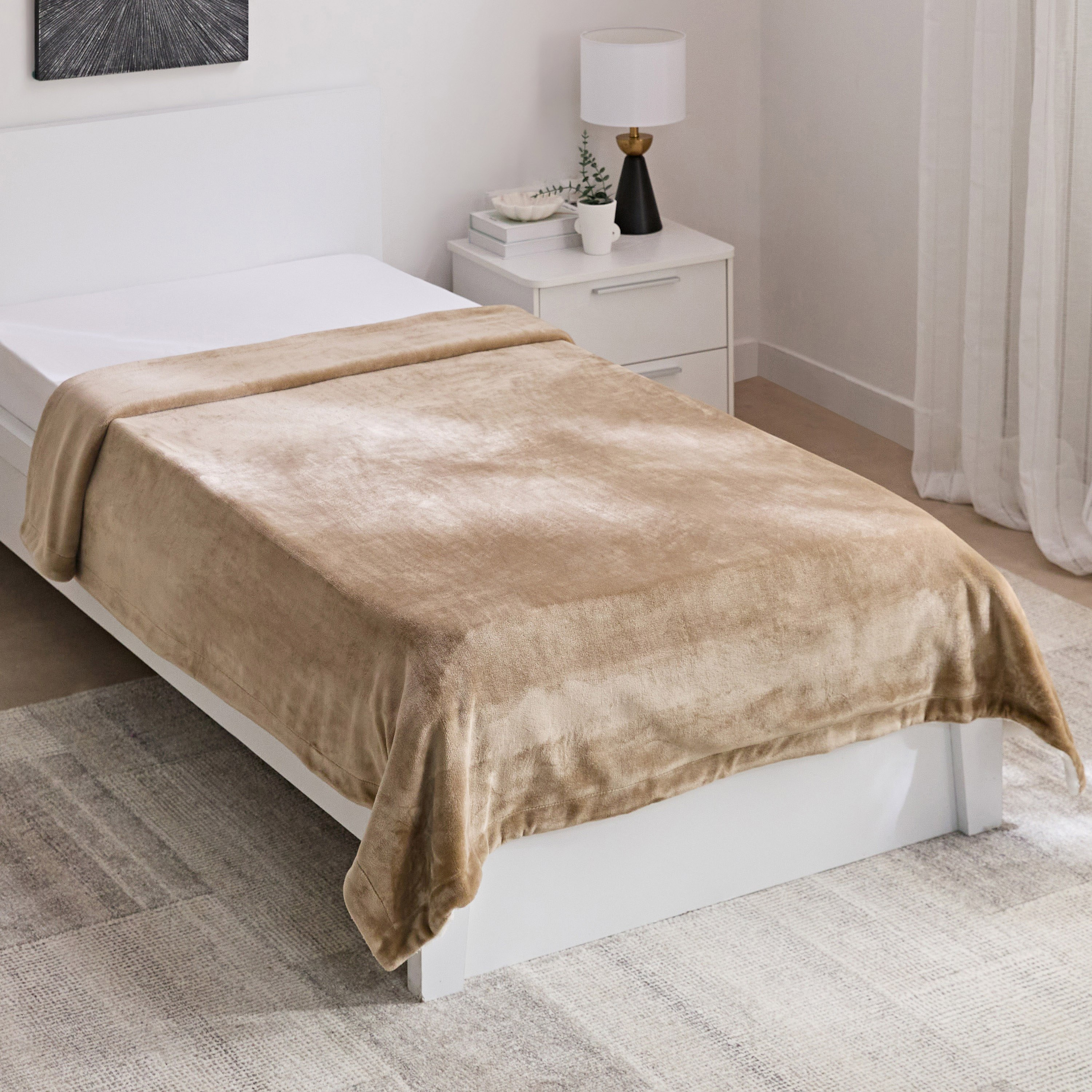 Snugsoft Flannel Double Layer King Blanket - 220x240 cm-hbxhomeware-hbxbedroom-image-1