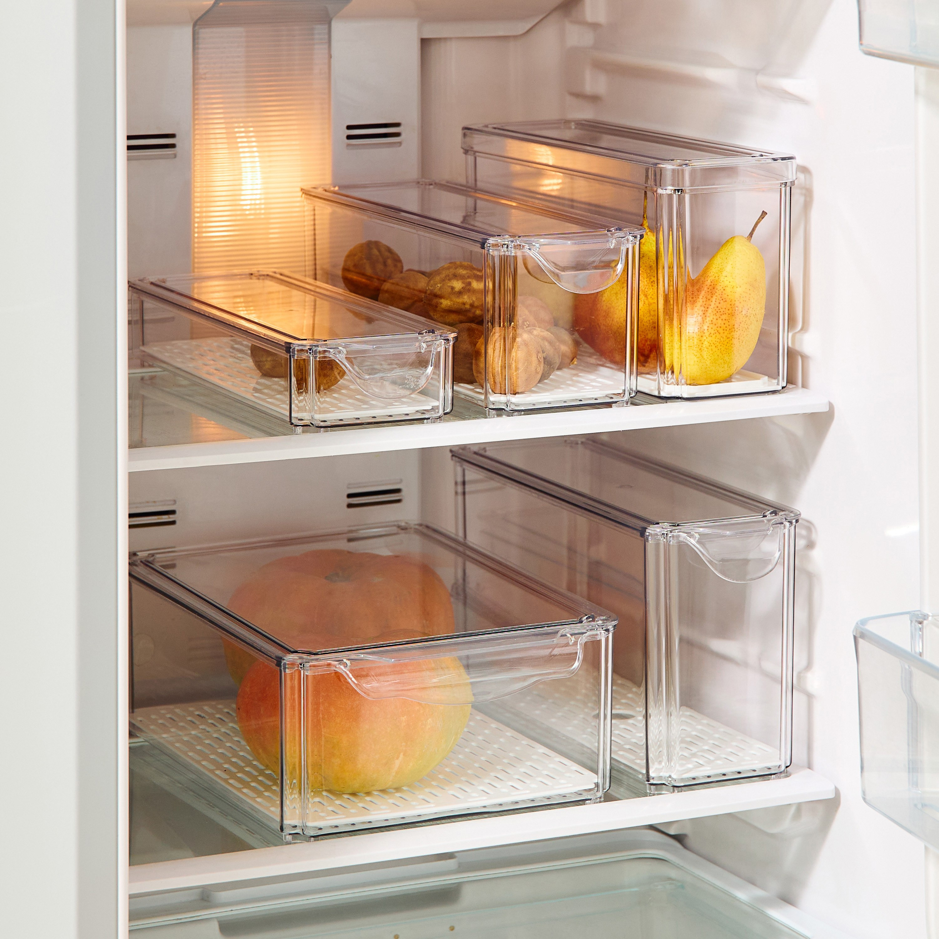 Sistematico Stackable Fridge Organizer with Drainage Tray - 2500 ml-hbxkitchen-kitchenware-kitchenaccessories-image-5