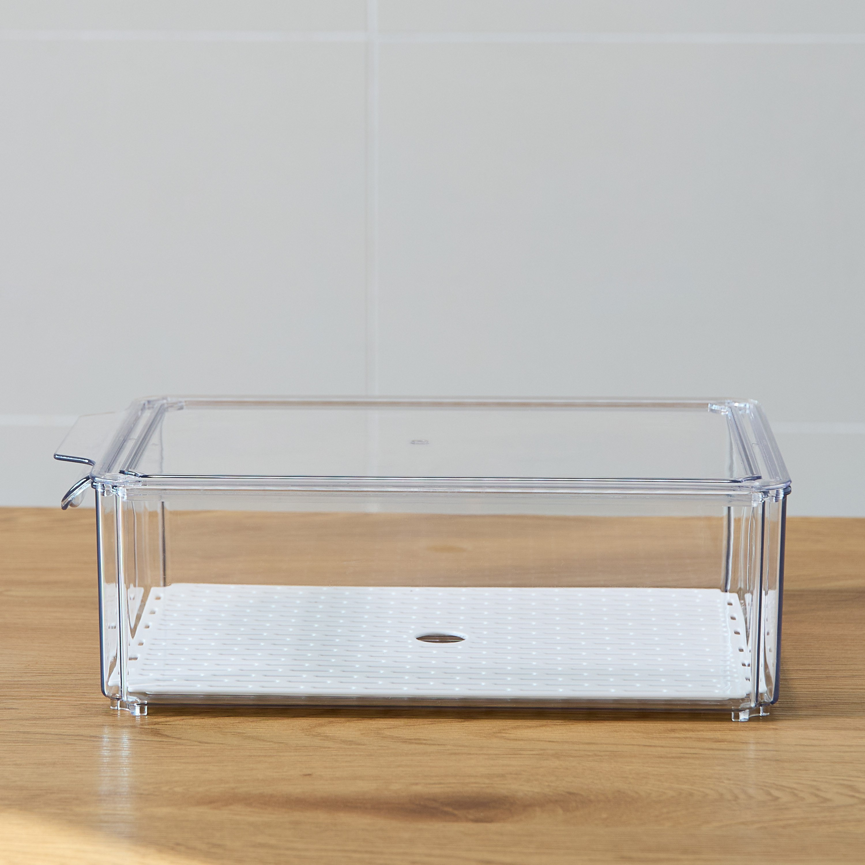 Sistematico Stackable Fridge Organiser with Drainage Tray - 4100 ml-hbxkitchen-kitchenware-kitchenaccessories-image-2