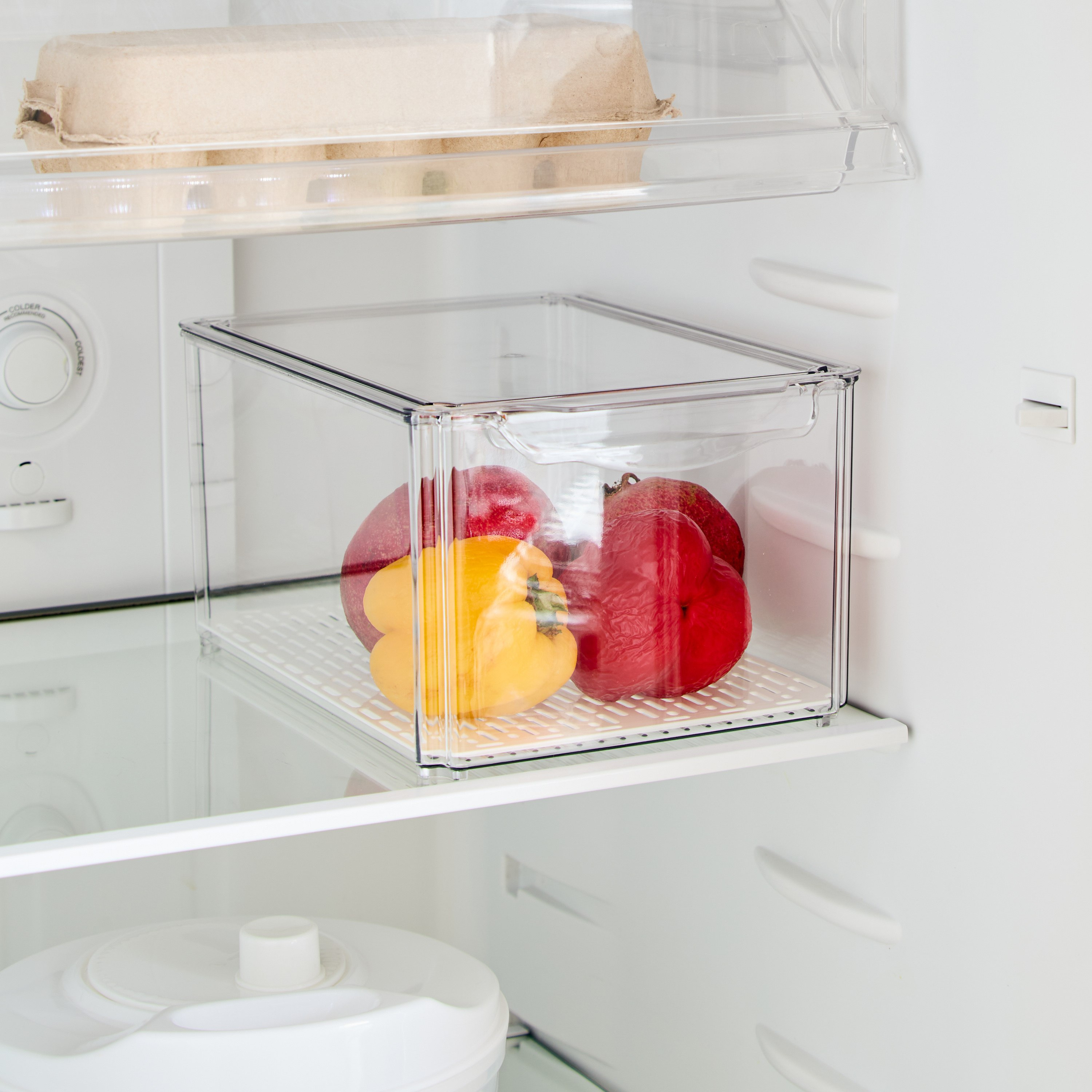 Sistematico Stackable Fridge Organizer with Drainage Tray - 6.9 L-hbxkitchen-kitchenware-kitchenaccessories-image-4