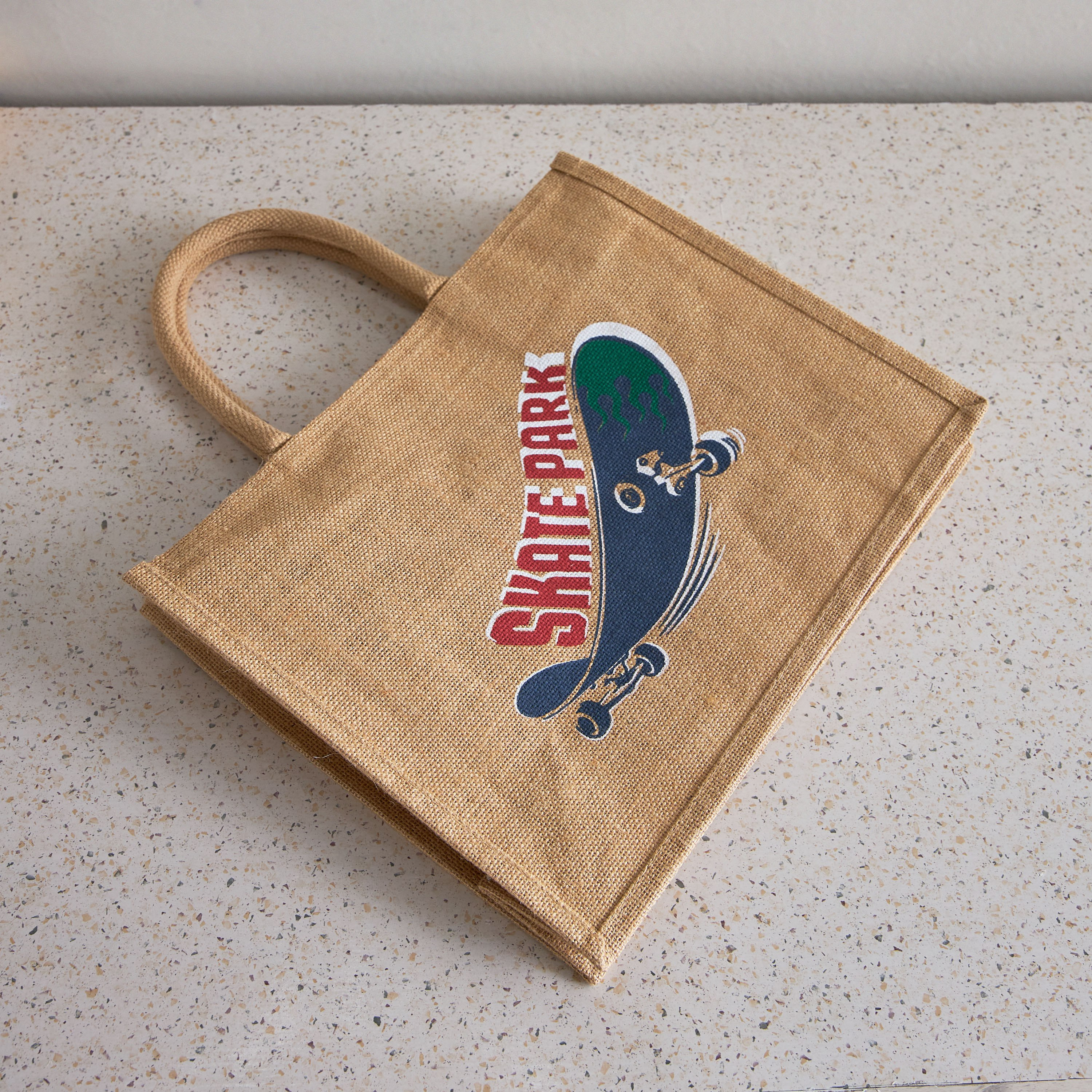 Gearhead Zoom Jute Bag with Zipper - 30x38x15 cm-hbxhomeware-hbxkidsandyouth-image-2