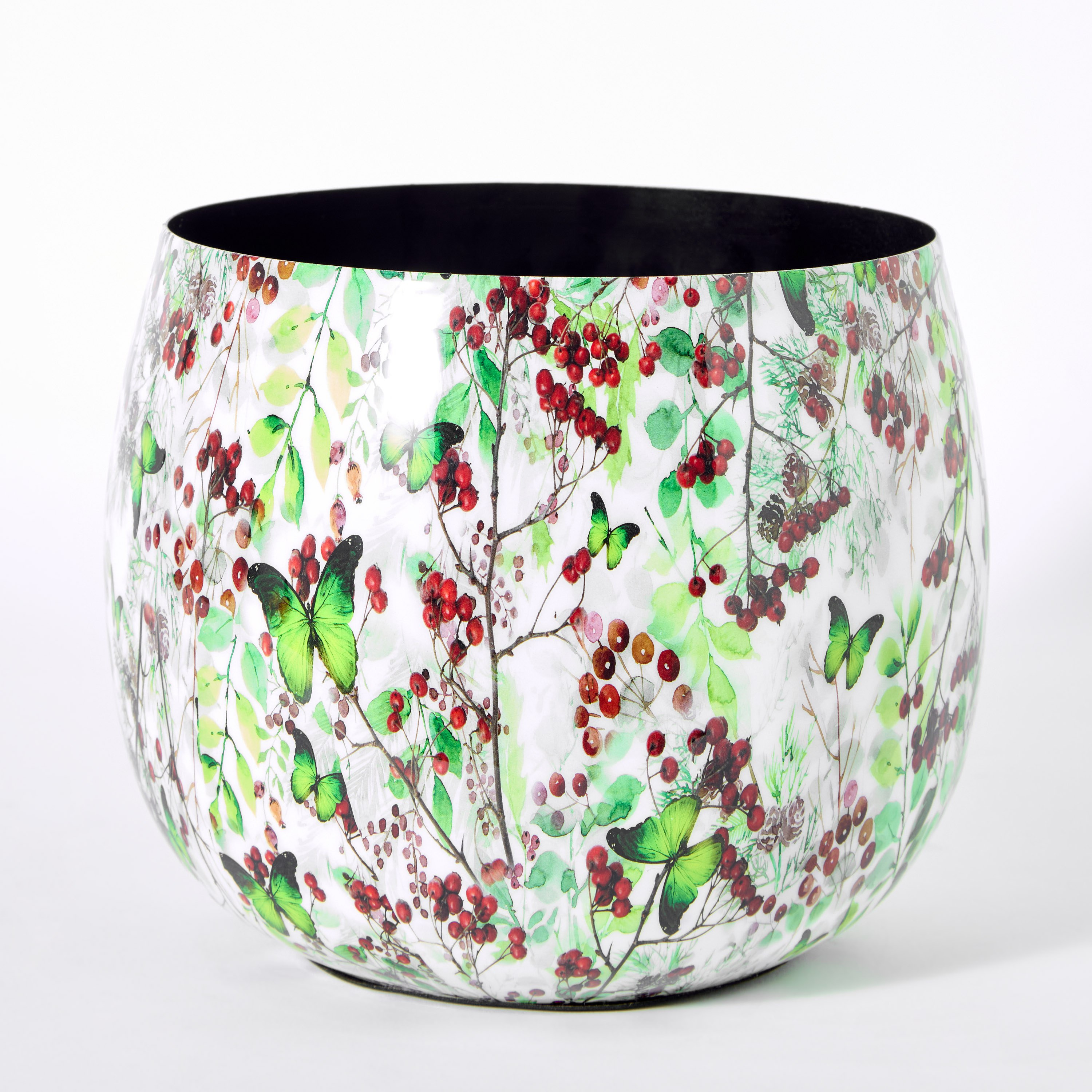 إناء زرع معدني مطلي من بيري - 26x26x21.5 سم-hbxdecorandfurnishings-homeaccessories-christmasdecor-image-5
