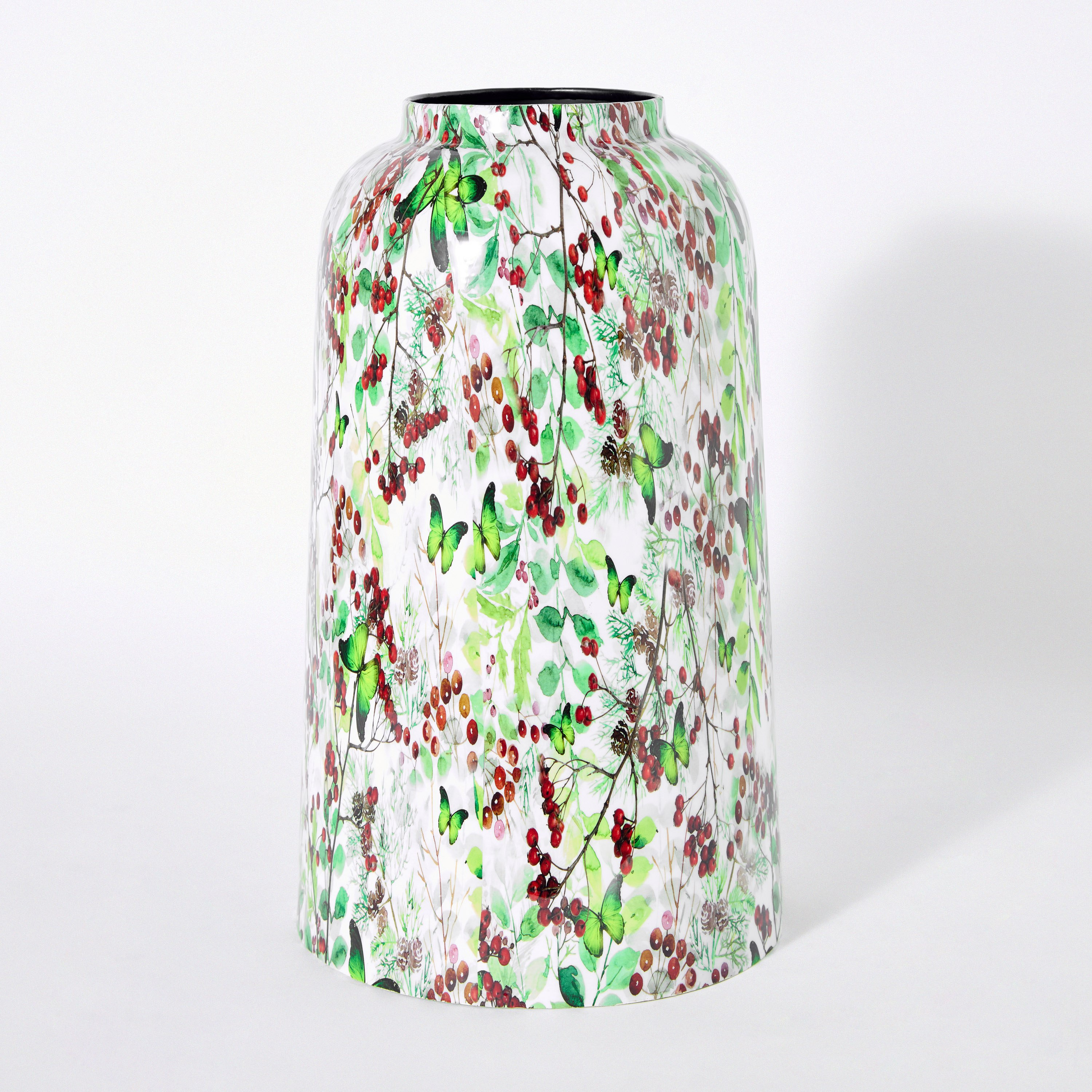 مزهرية مطلية من بيري - 23.5x23.5x39.5 سم-hbxhomeware-homedecor-vases-image-5