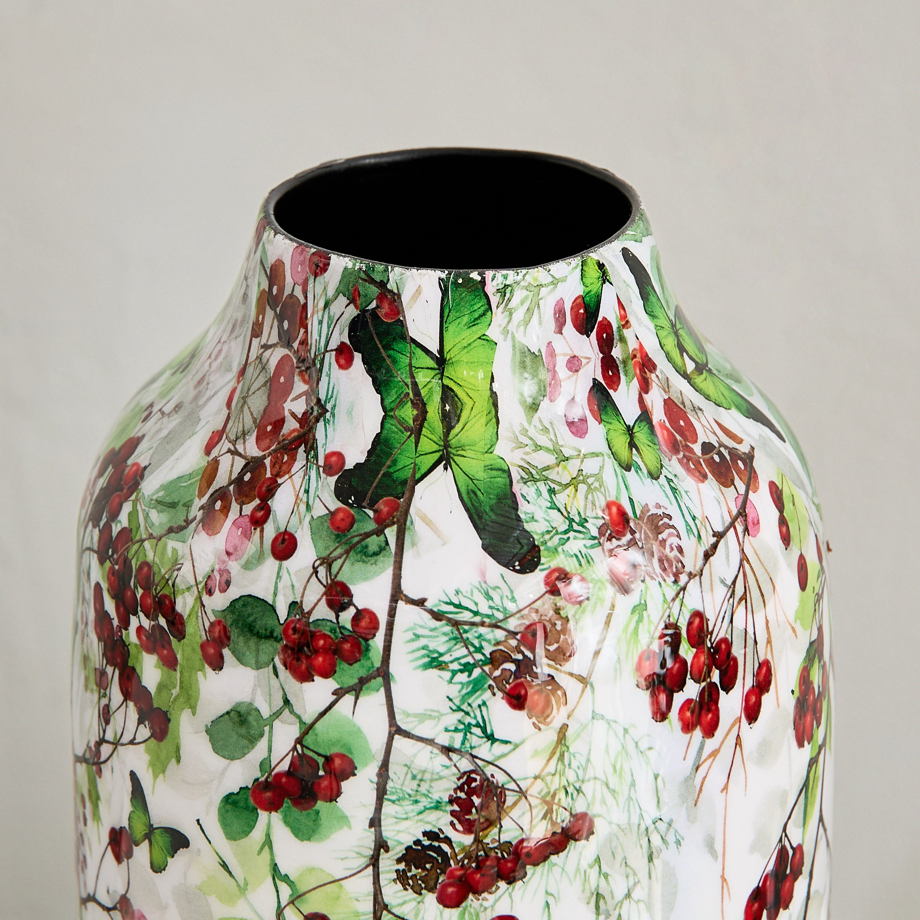 مزهرية مطلية من بيري - 12.5x12.5x25.5 سم-hbxbedroom-decorandaccessories-vases-image-3