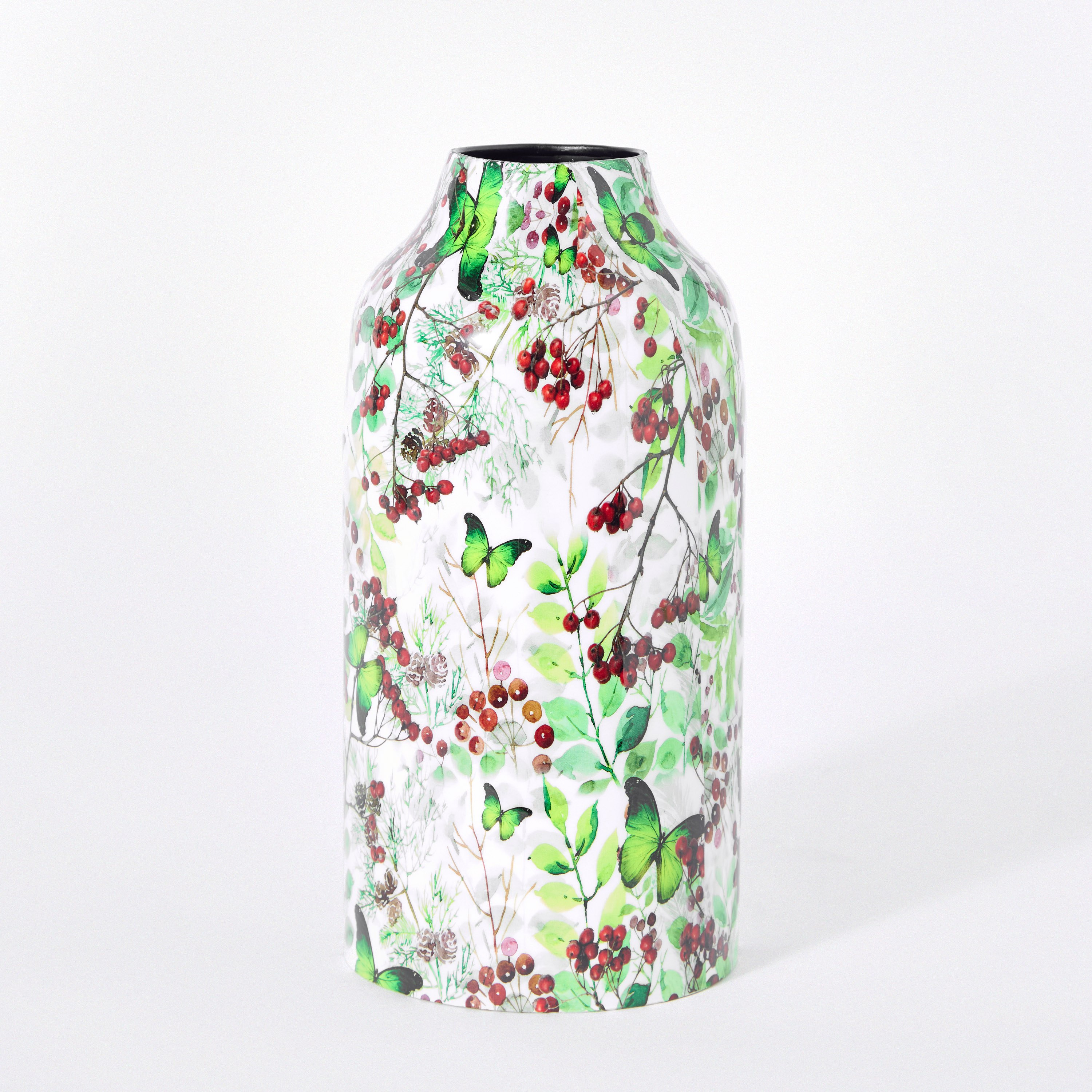 مزهرية مطلية من بيري - 12.5x12.5x25.5 سم-hbxbedroom-decorandaccessories-vases-image-5