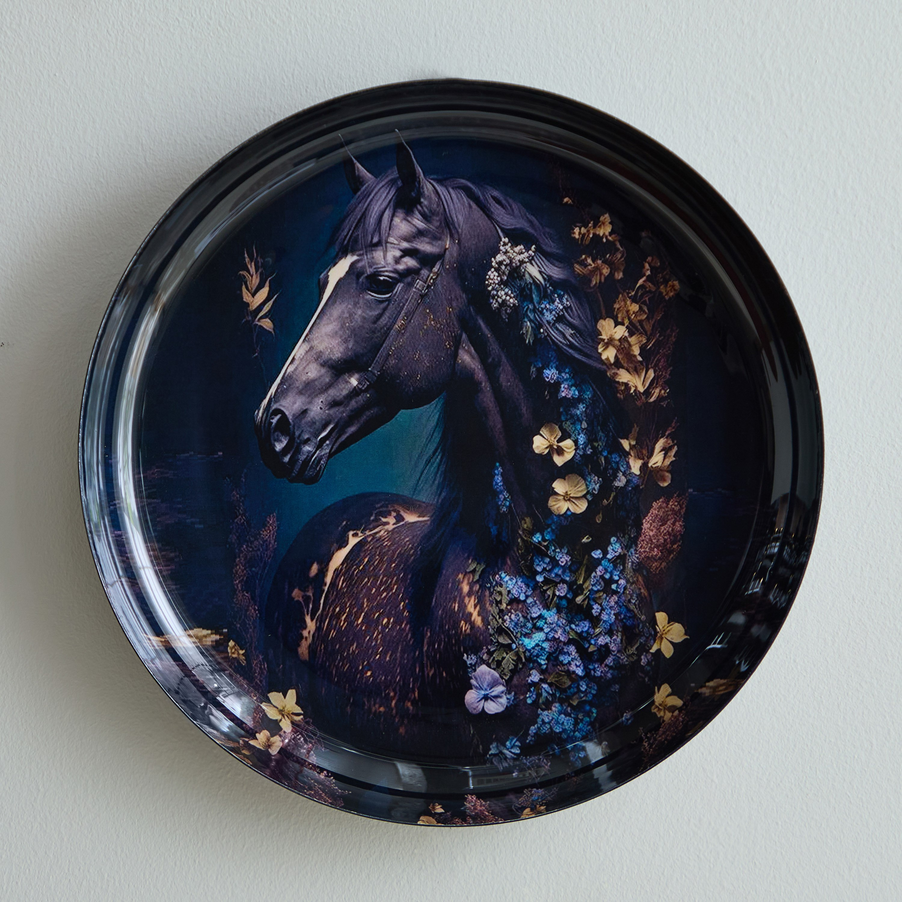 Nathal Enamelled Horse Wall Hanging Tray - 29x29x3 cm-PROMO_HB_AE_B1G1_250925-image-2