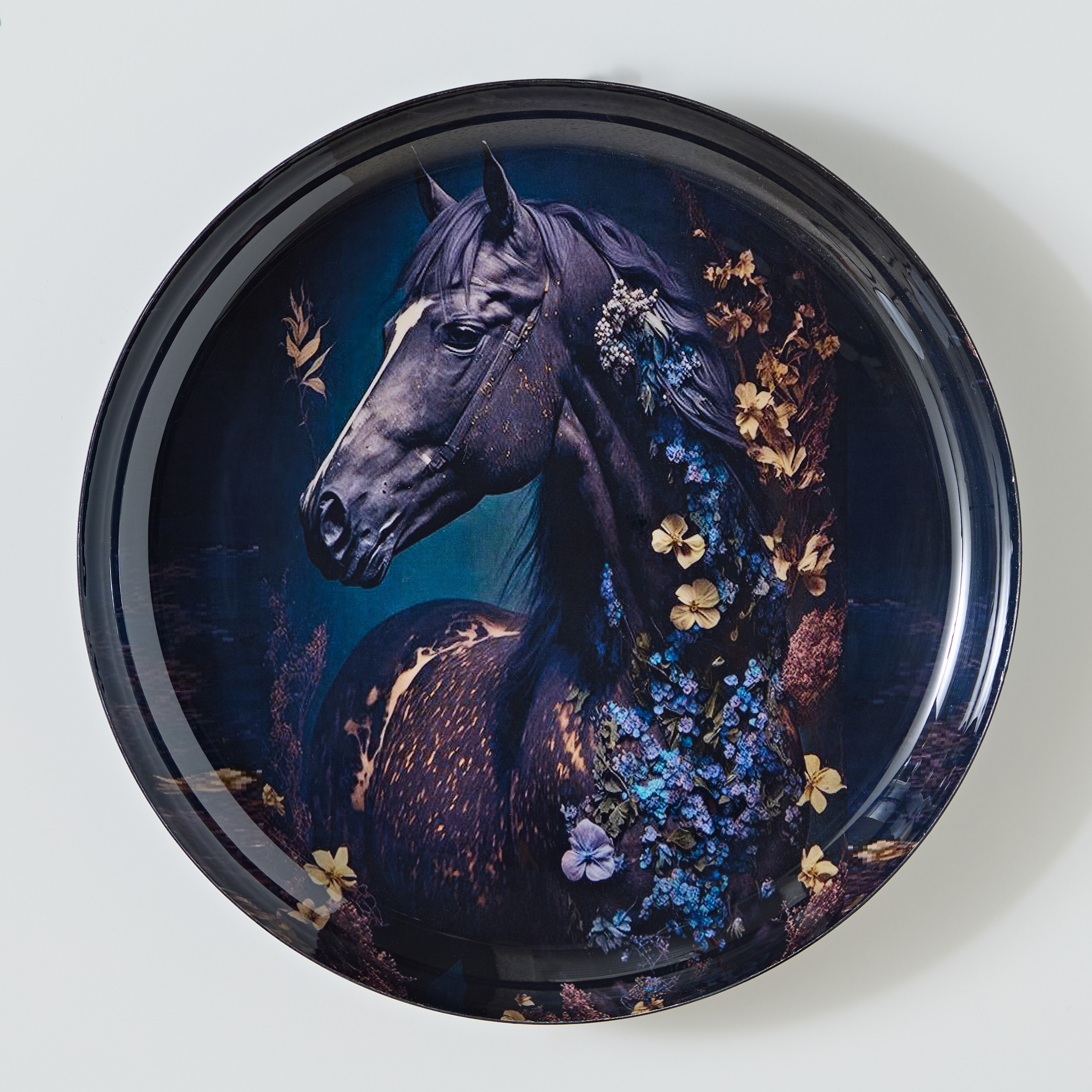 Nathal Enamelled Horse Wall Hanging Tray - 29x29x3 cm-PROMO_HB_AE_B1G1_250925-image-5