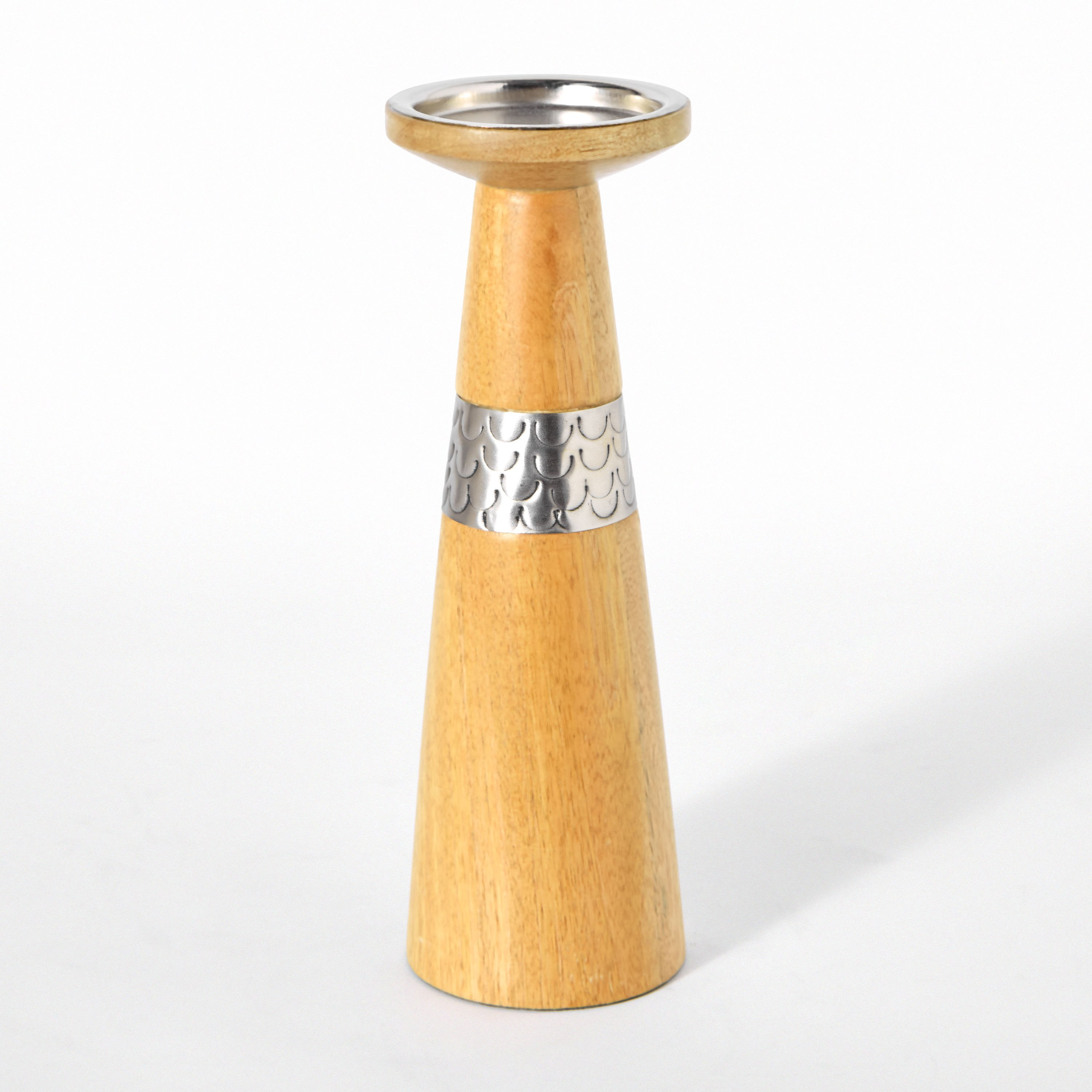 حامل شموع عمودي من الخشب والحديد من فليج - 10x10x30 سم-hbxbedroom-homefragrance-candleholders-image-5