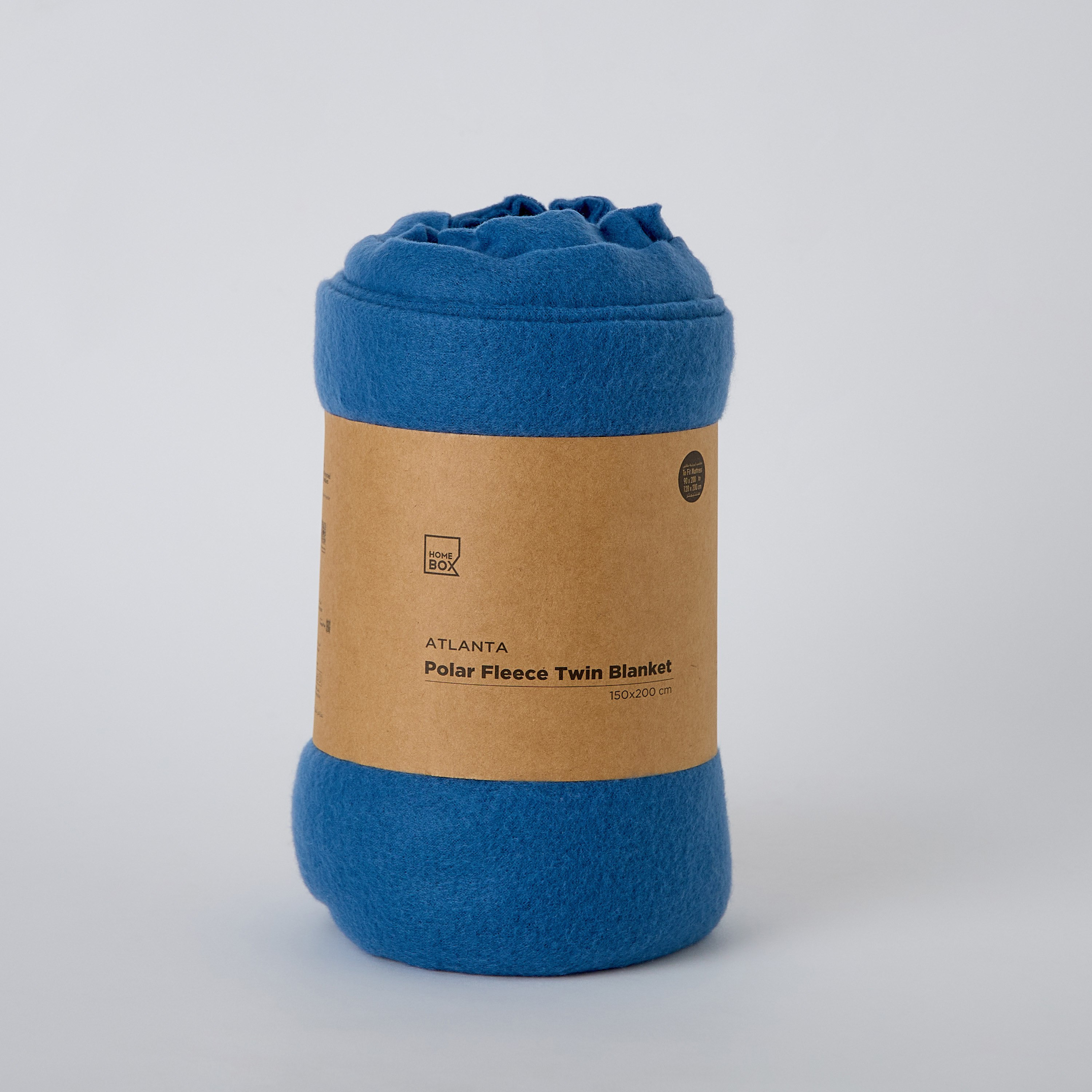 Atlanta Solid Recycled Polar Fleece Twin Blanket - 150x200 cm-hbxhomeware-hbxbedroom-image-7