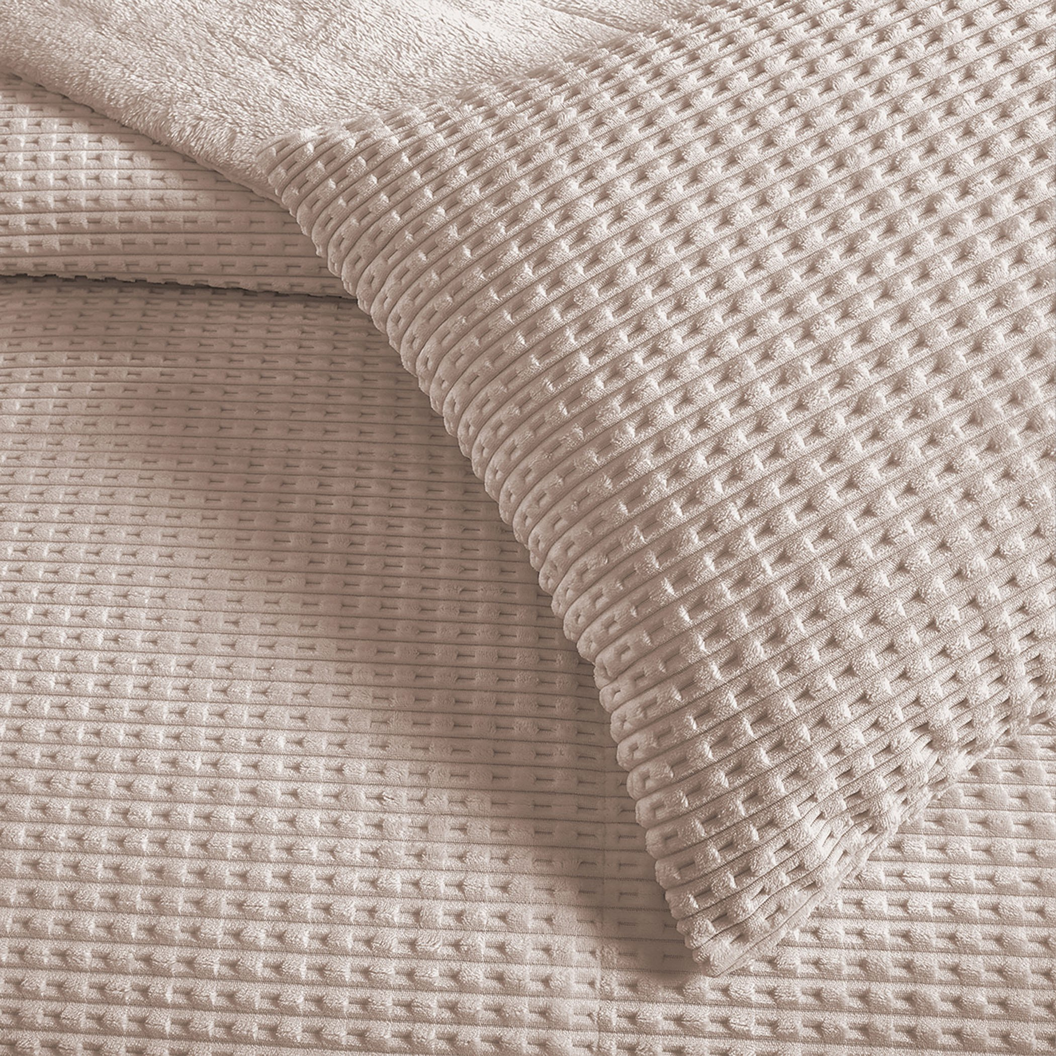 طقم لحاف كينج فلانيل منقوش 3 قطع ميلو من برن - 220 × 240 سم-hbxhomeware-hbxbedroom-image-3