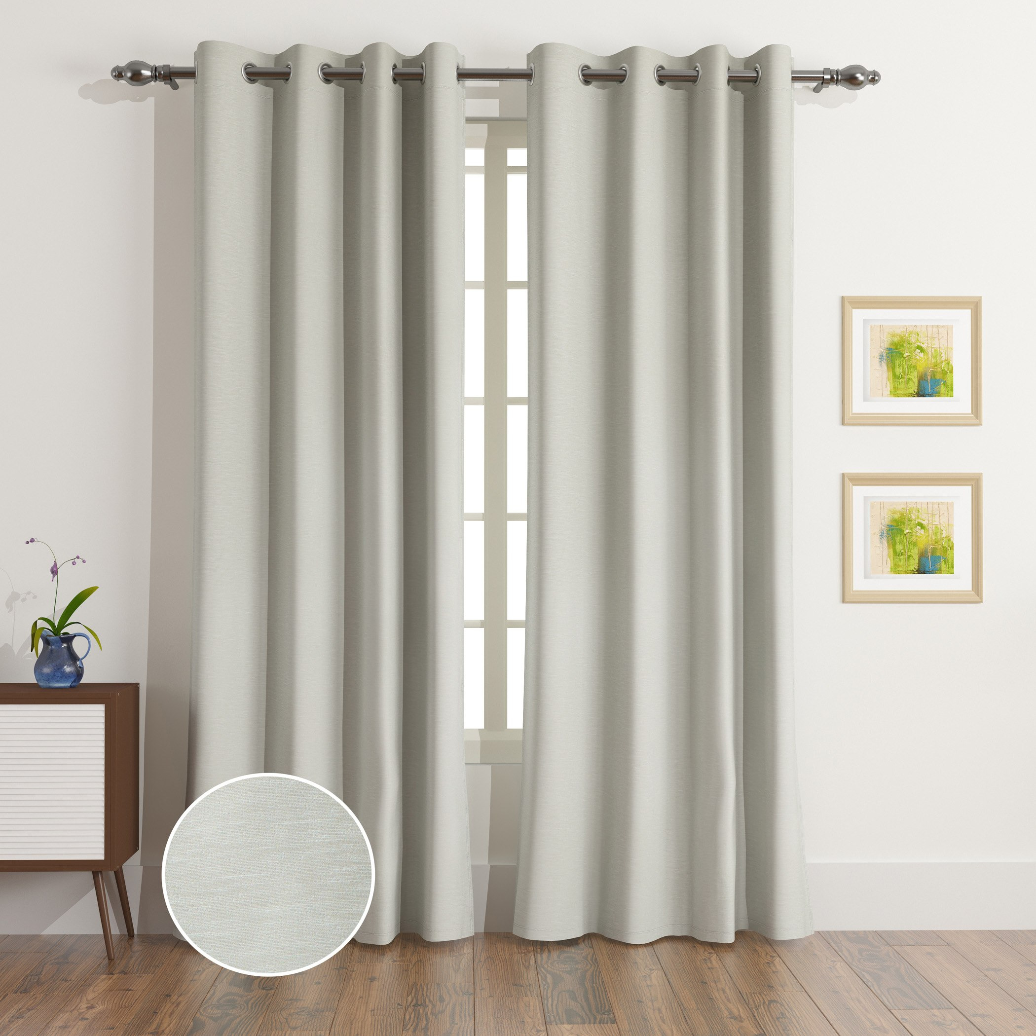 طقم ستائر تعتيم طويلة جدًا من قطعتين فيجي من سيرا - 135x300 سم-hbxhomeware-hbxlivingroom-image-1