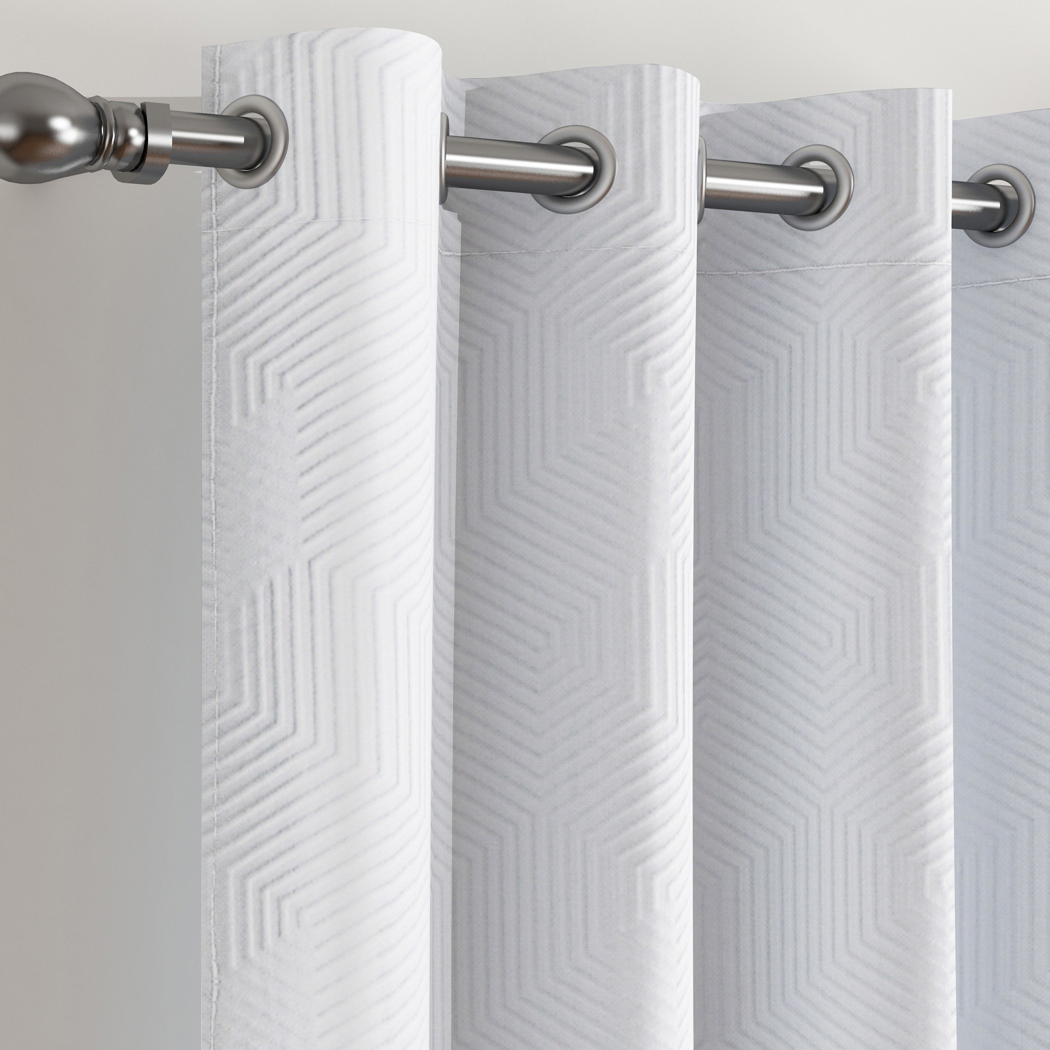 Snowy Cotton Curtain Pair - 140x240 cm-hbxhomeware-hbxlivingroom-image-2
