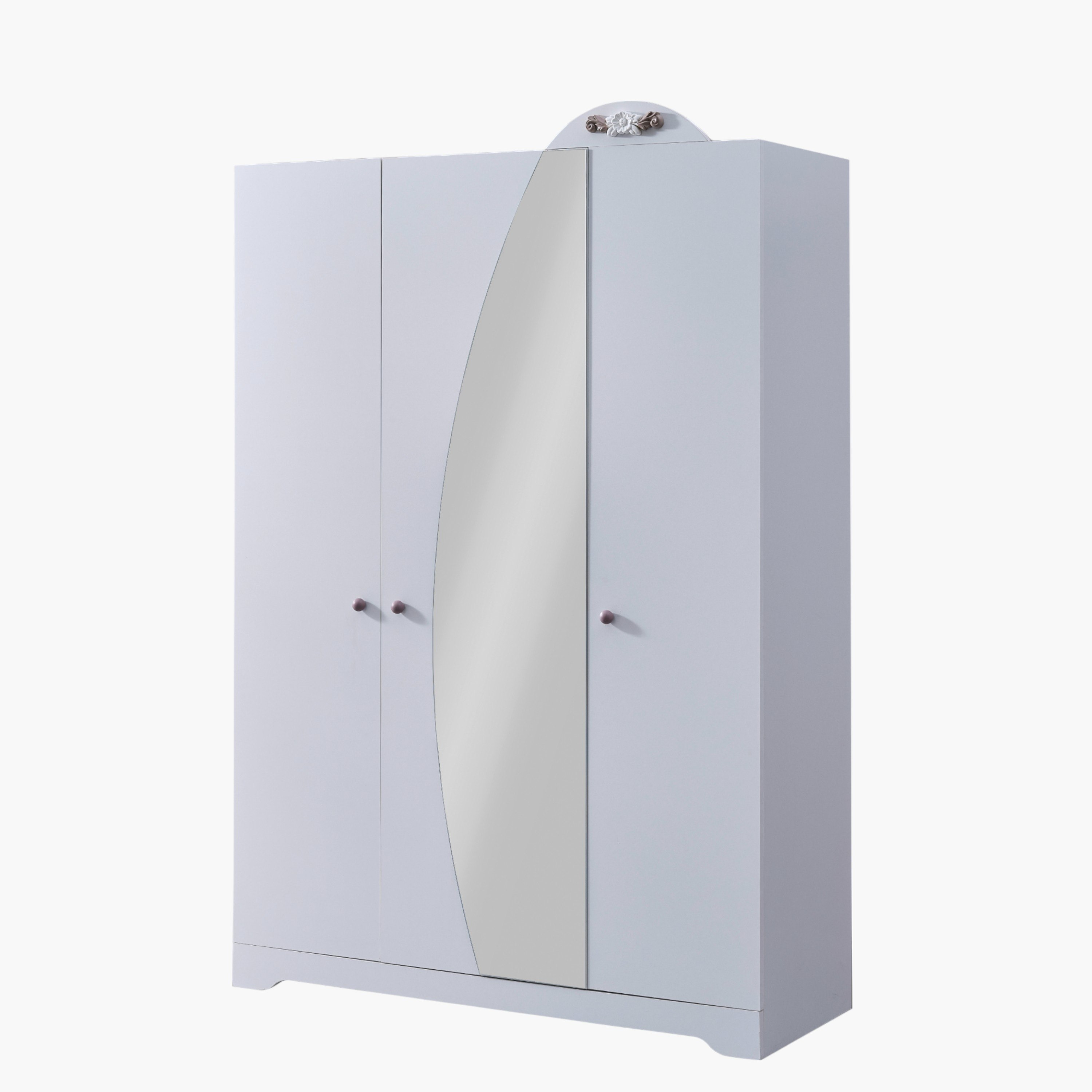 Bade 3-Door Wardrobe with Mirror-hbxfurniture-wardrobes-image-2