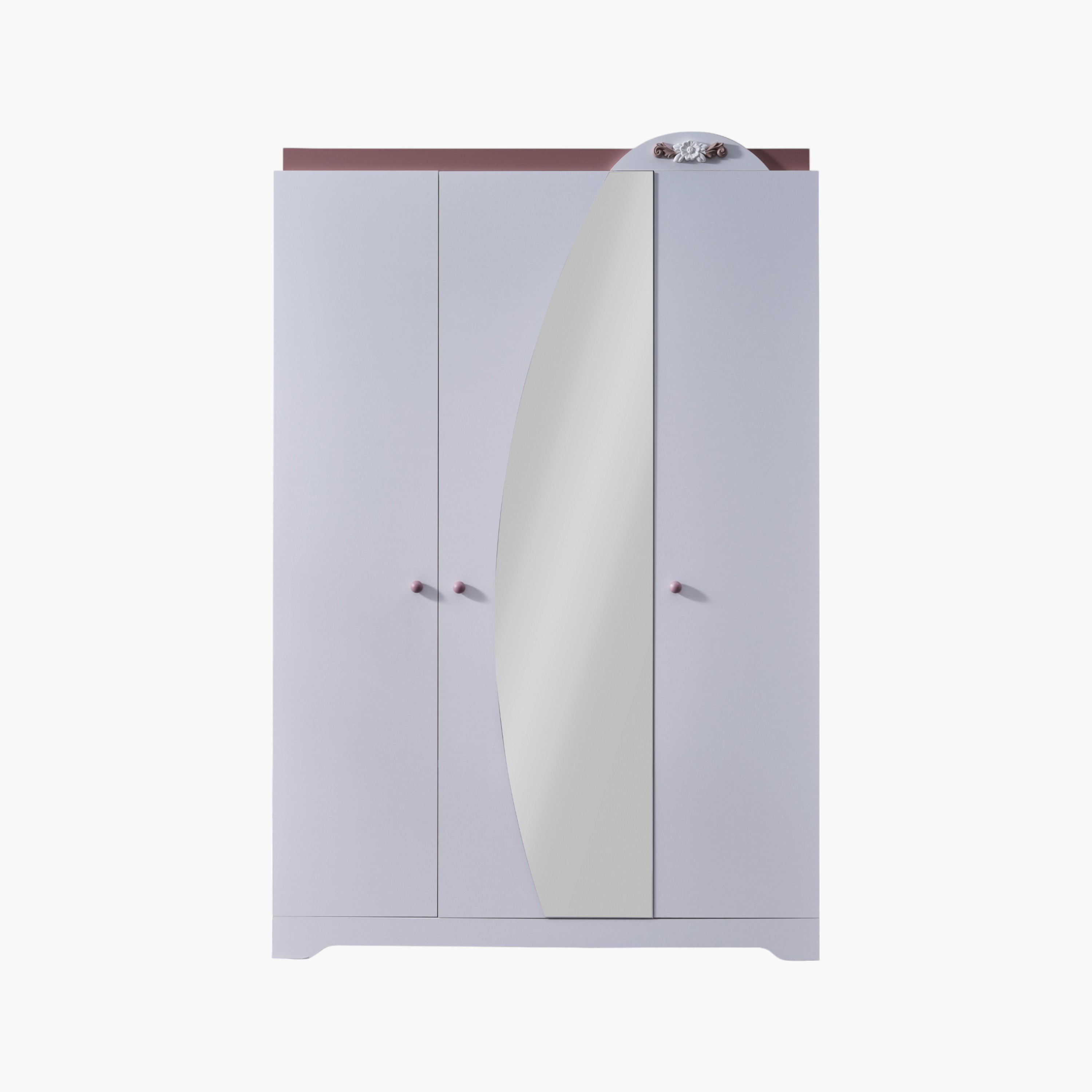 Bade 3-Door Wardrobe with Mirror-hbxfurniture-wardrobes-image-6