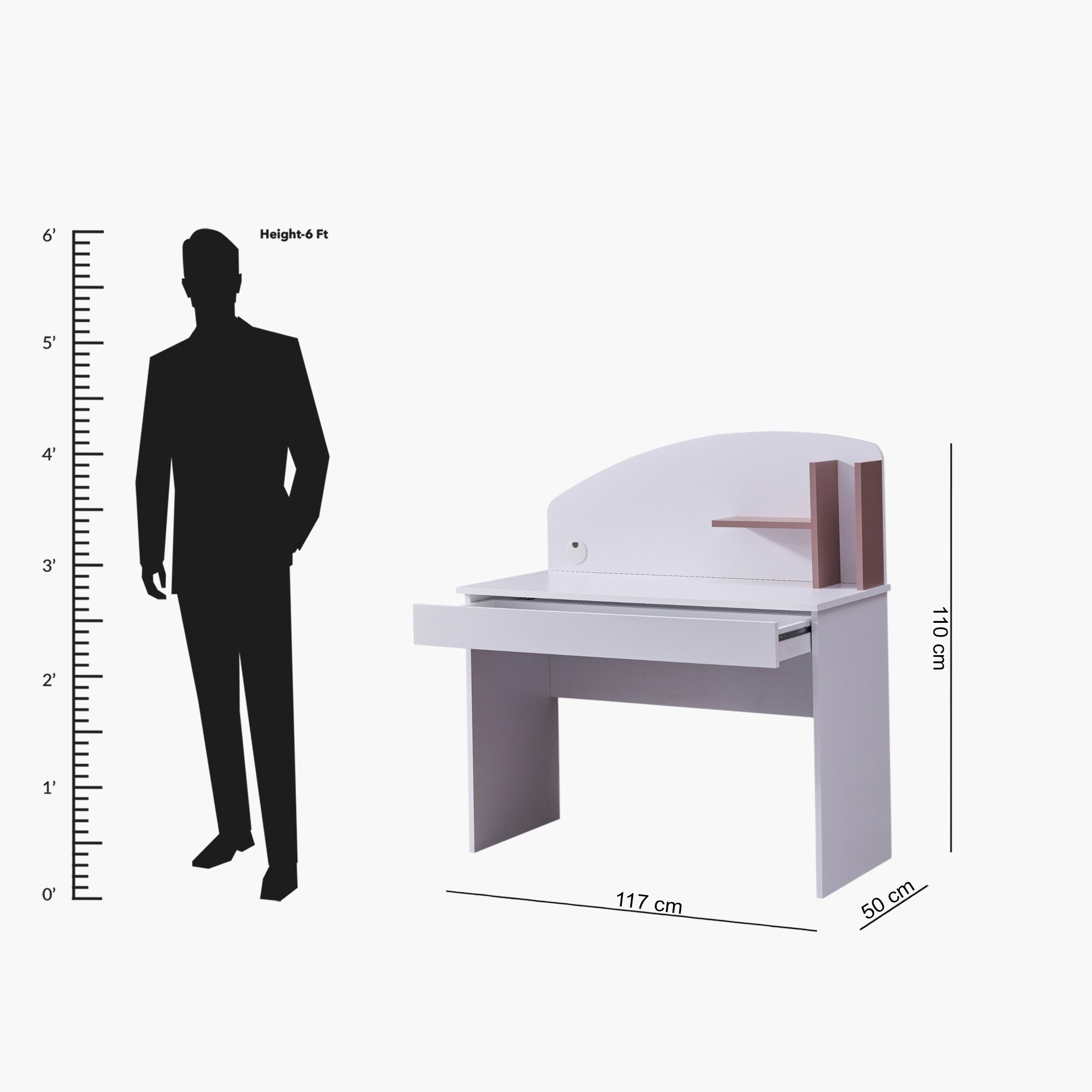 مكتب دراسة وخزانة من بيد-hbxfurniture-office-desks-image-8
