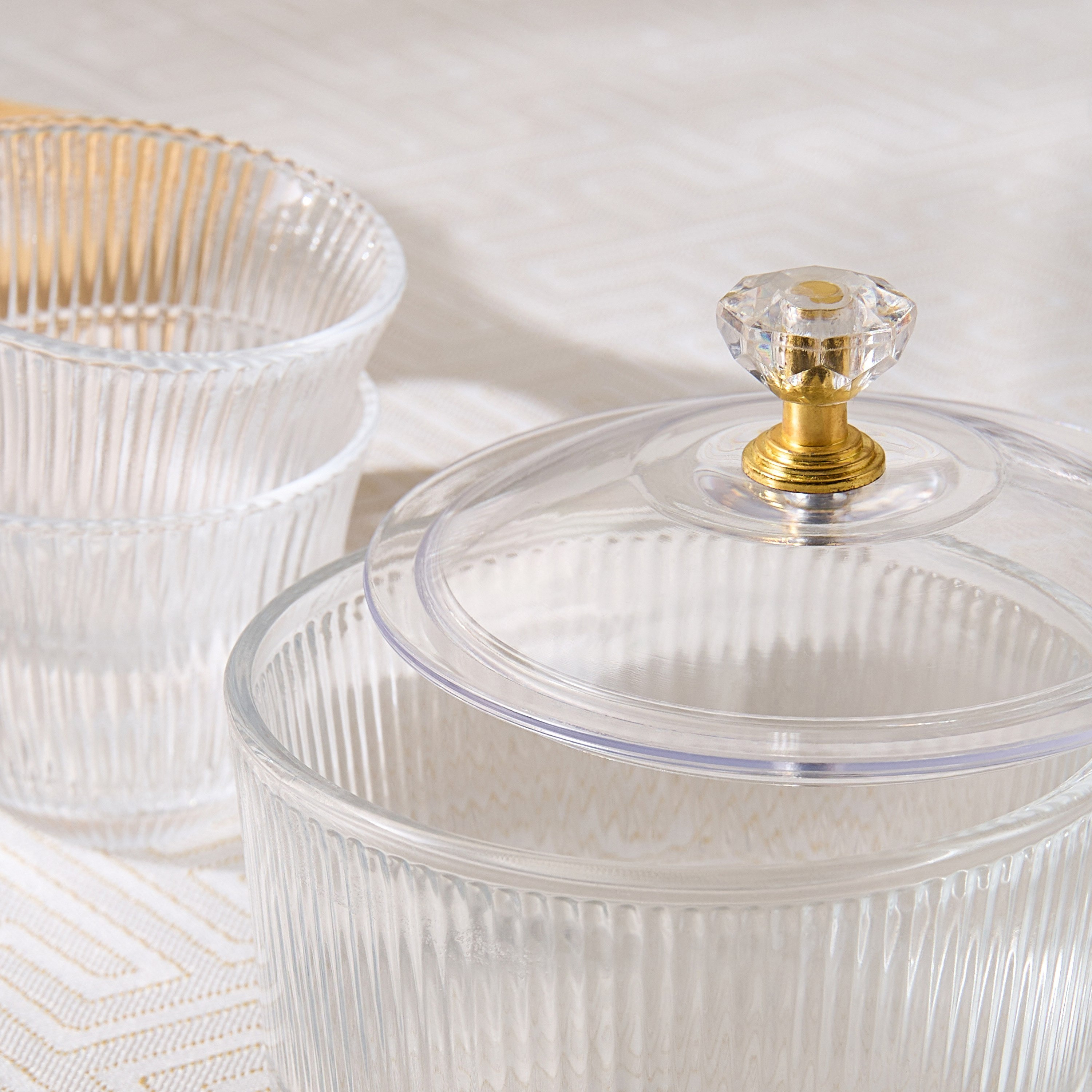 Ribbed Glass 5-Piece Cawa Set with Date Bowl - 60 ml-hbxhomeware-diningandtabletop-coffeeandteasets-image-4
