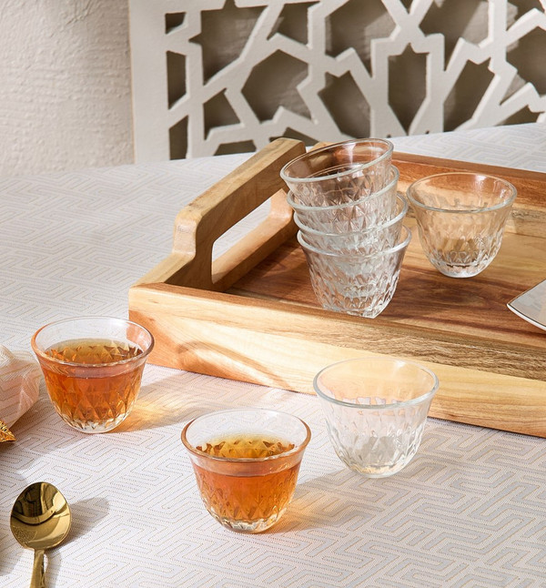Buy Opus 12-Piece Glass Cawa Cup Set - 60 ml Online in UAE | Homebox