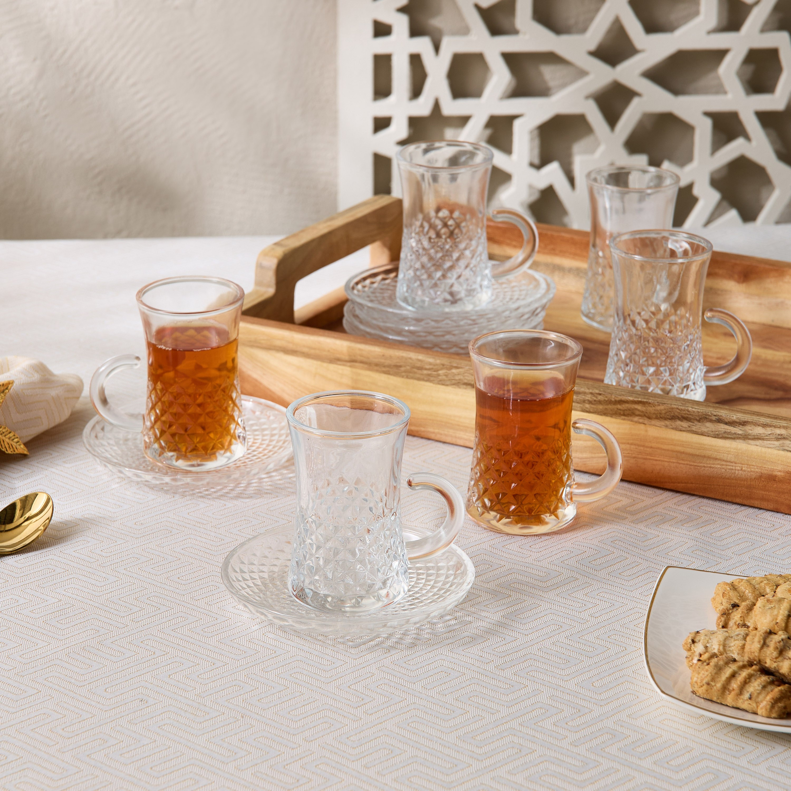Opus 12-Piece Glass Istikan Cup and Saucer Set - 110 ml-hbxhomeware-diningandtabletop-coffeeandteasets-image-1