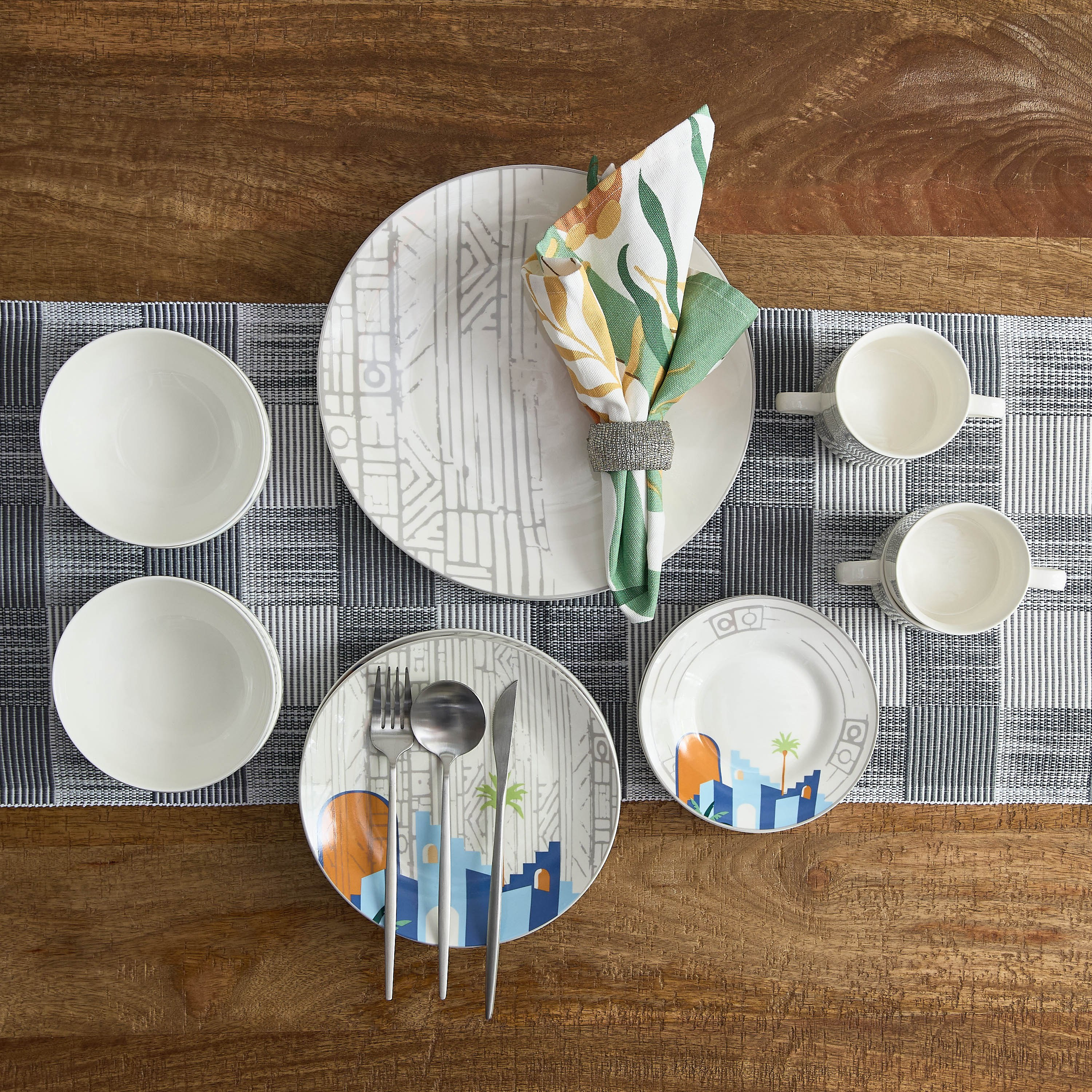 طقم عشاء 20 قطعة لوكس من نومديك-hbxhomeware-hbxkitchen-image-1