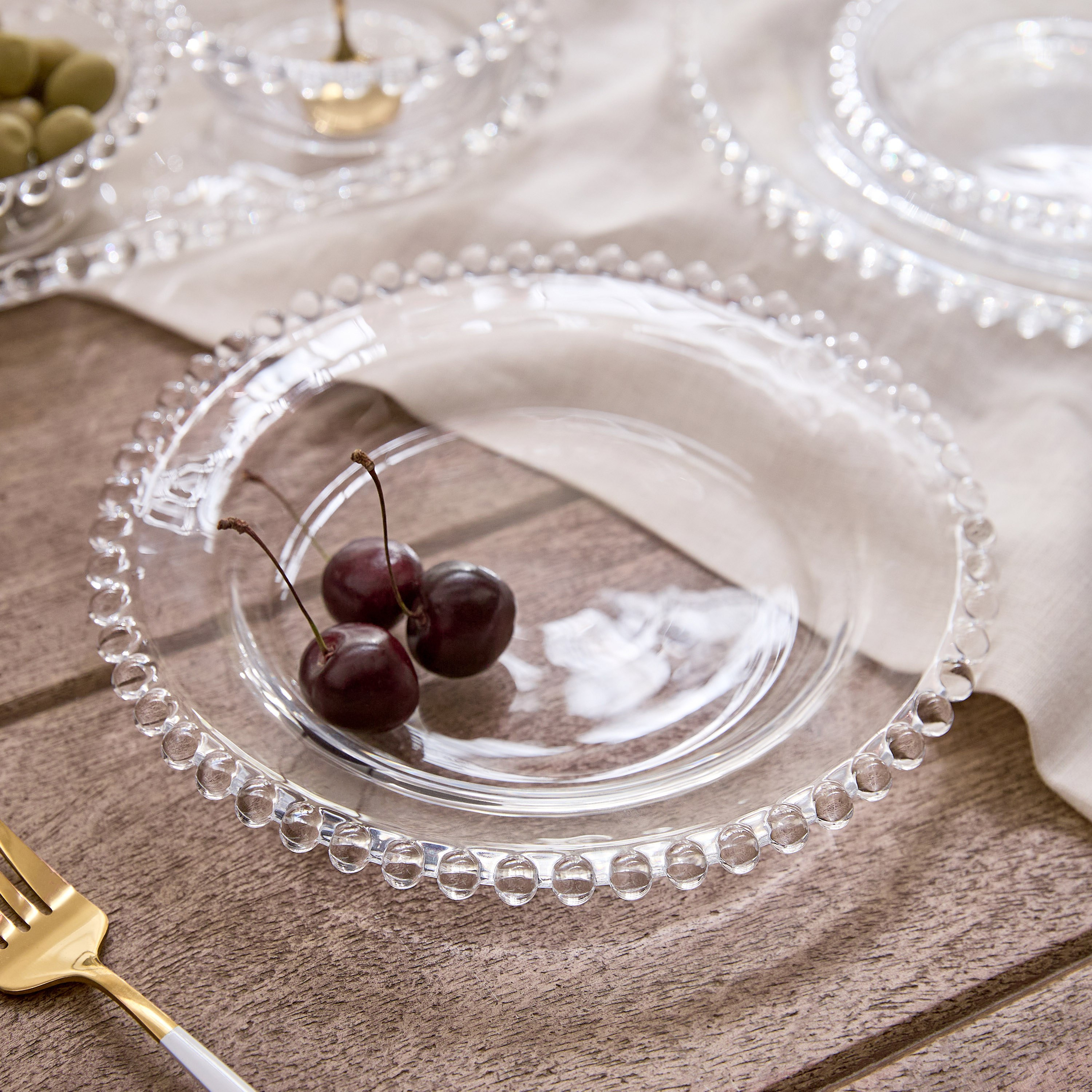 Merriam Beaded Serving Plate - 21 cm-hbxdecorandfurnishings-tabletop-serveware-image-1
