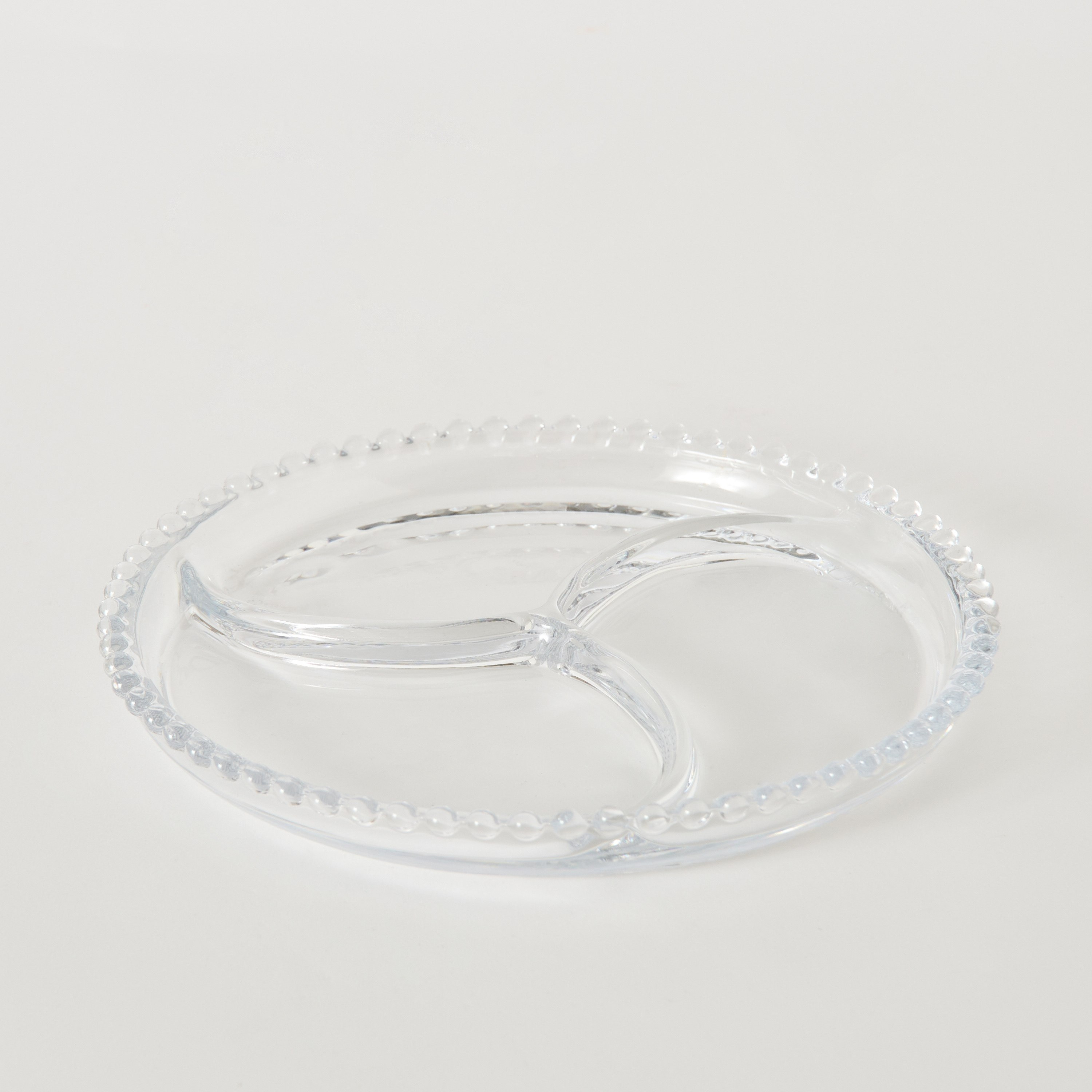 Merriam 3-Partition Beaded Serving Plate - 23.3 cm-hbxdecorandfurnishings-tabletop-serveware-image-5