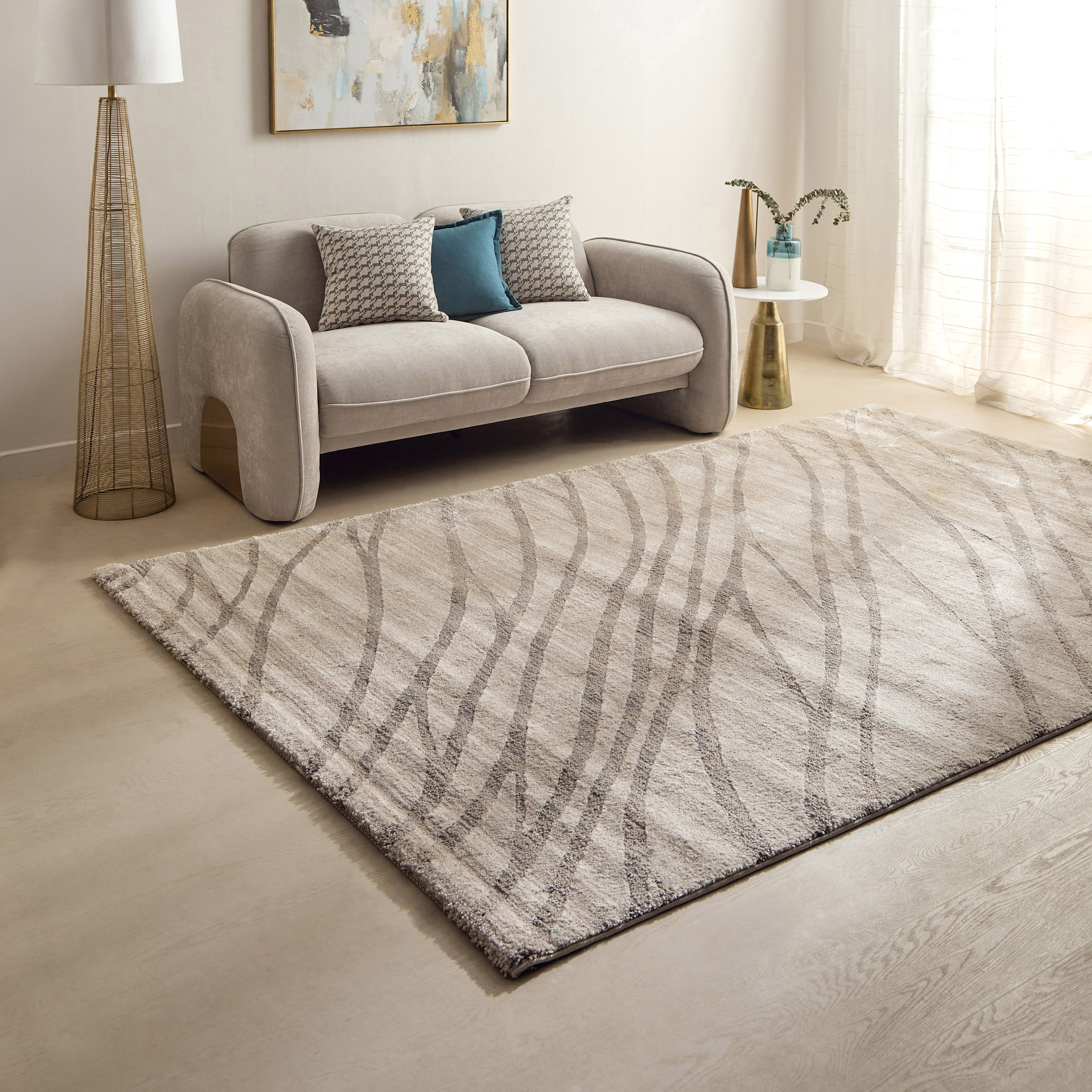 Vigo Canyon Polyester Rug - 240x350 cm-hbxdecorandfurnishings-floorcoverings-rugs-image-1