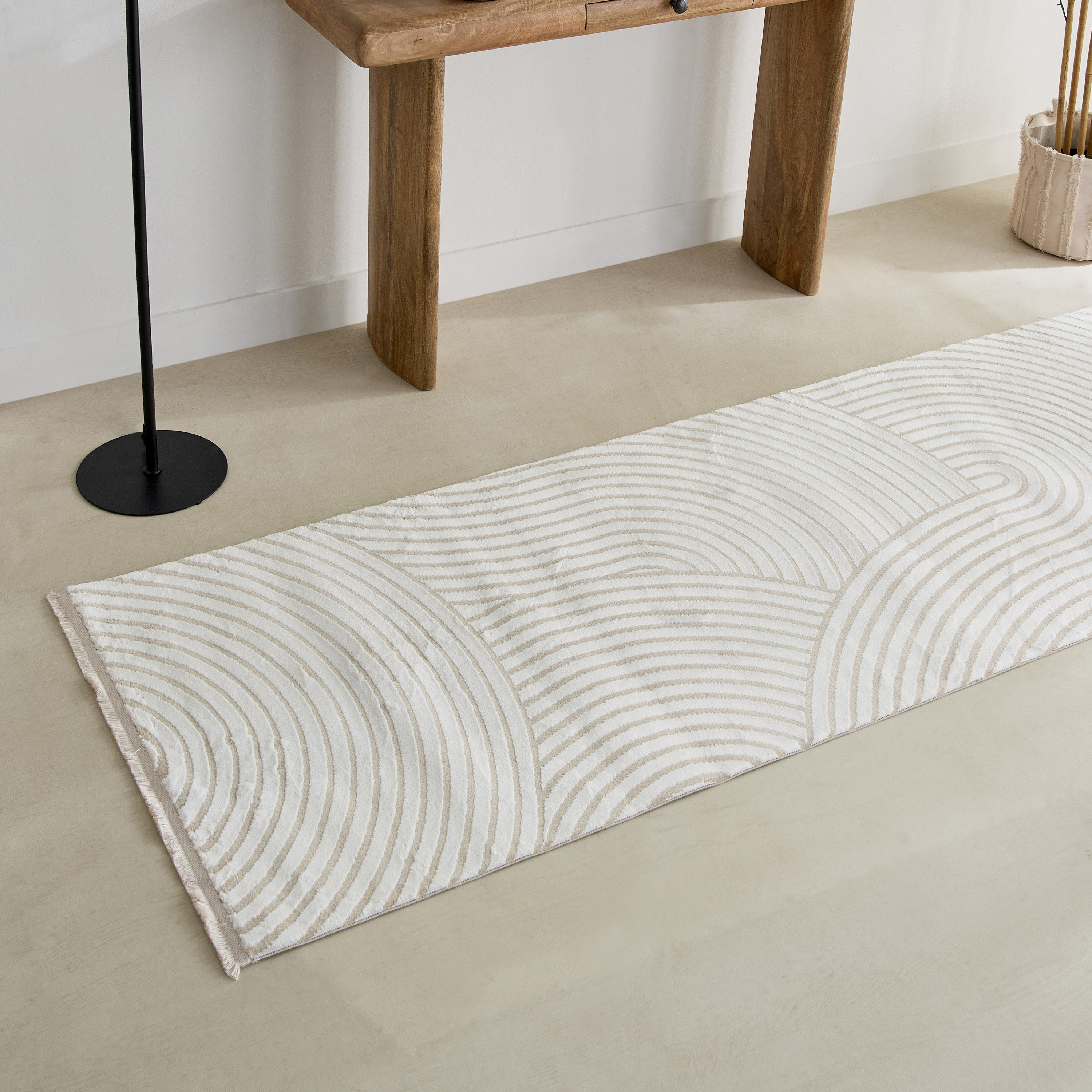 سجادة بوليستر من فيجو إيليف - 80x230 سم-hbxdecorandfurnishings-floorcoverings-rugs-image-1