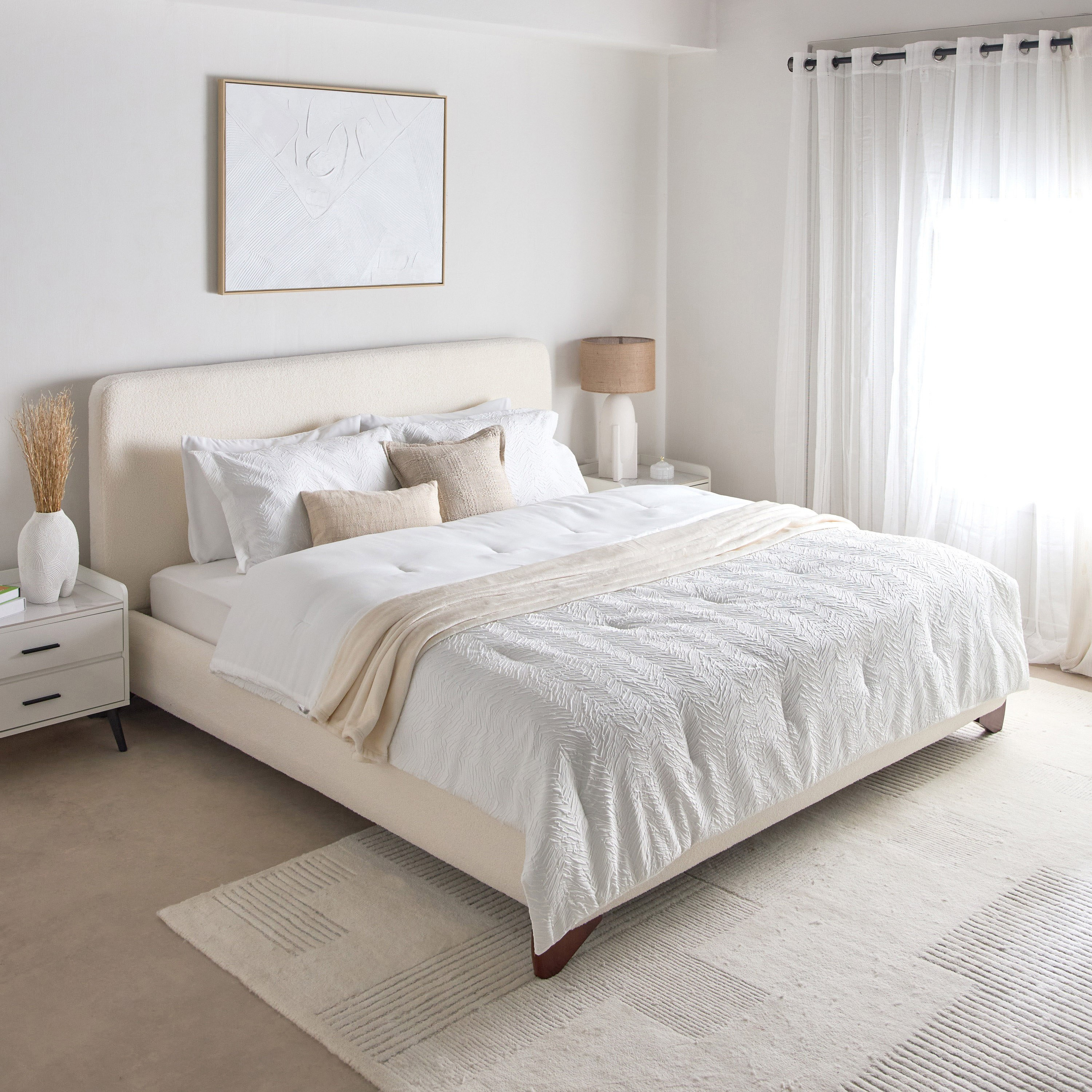طقم لحاف كينج من الألياف الدقيقة 6 قطع من وايت بليس- 220×240 سم-hbxhomeware-hbxbedroom-image-3