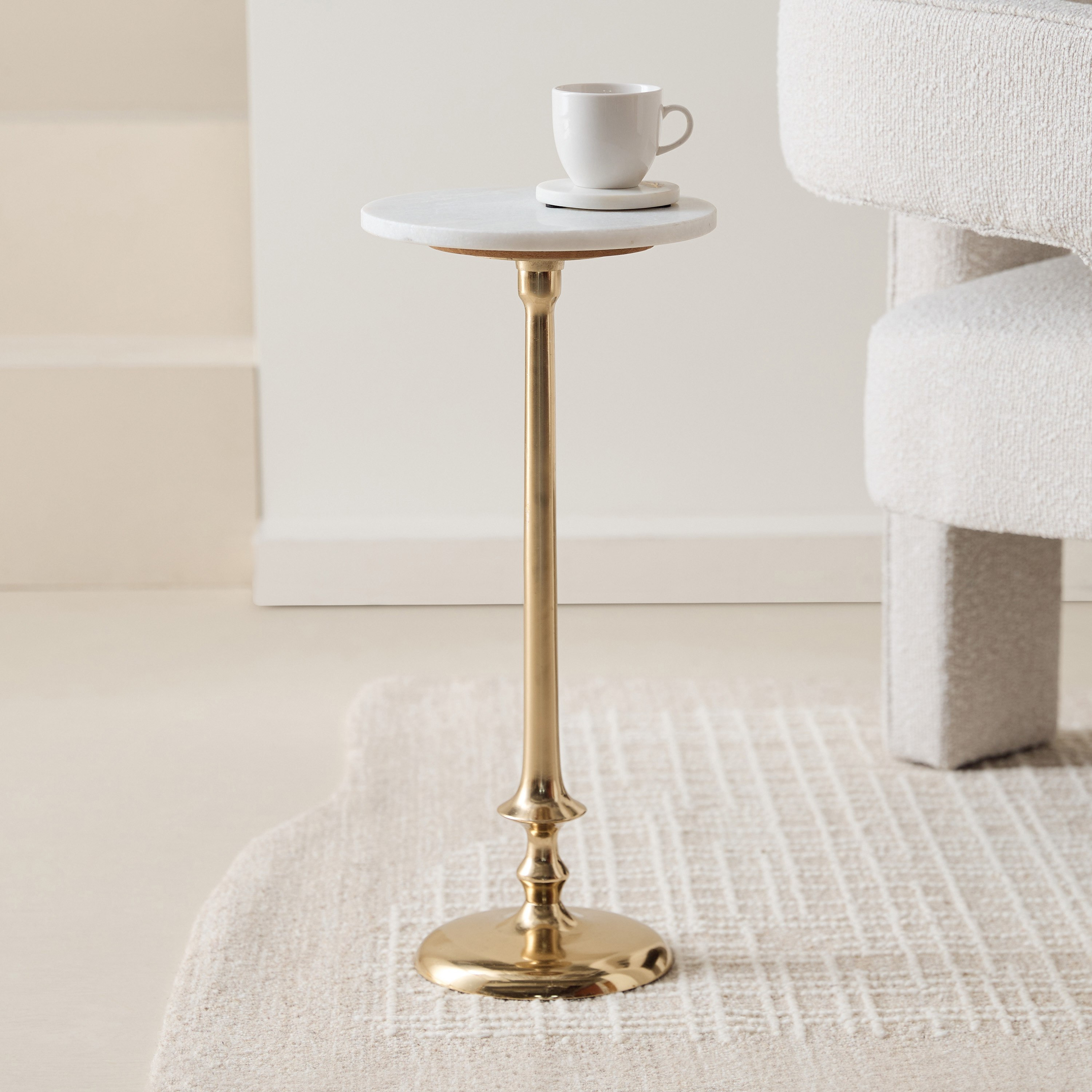 طاولة بسطح من الرخام الأصلي - ستيف من كافون-hbxfurniture-livingroom-endtables-image-1