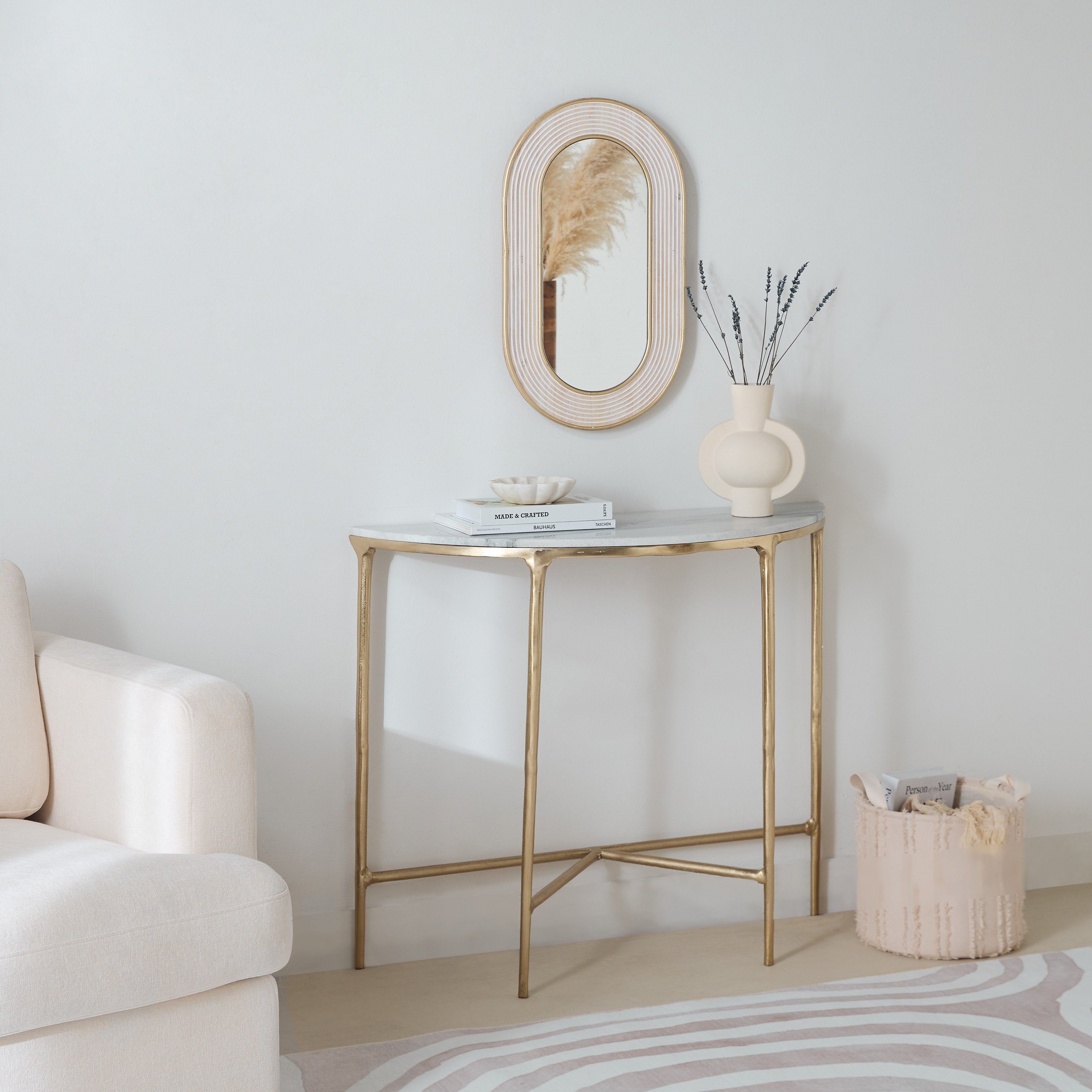 طاولة كونسول بسطح من الرخام الأصلي - إيفي من كافون-hbxfurniture-tablesandstands-consoletables-image-7