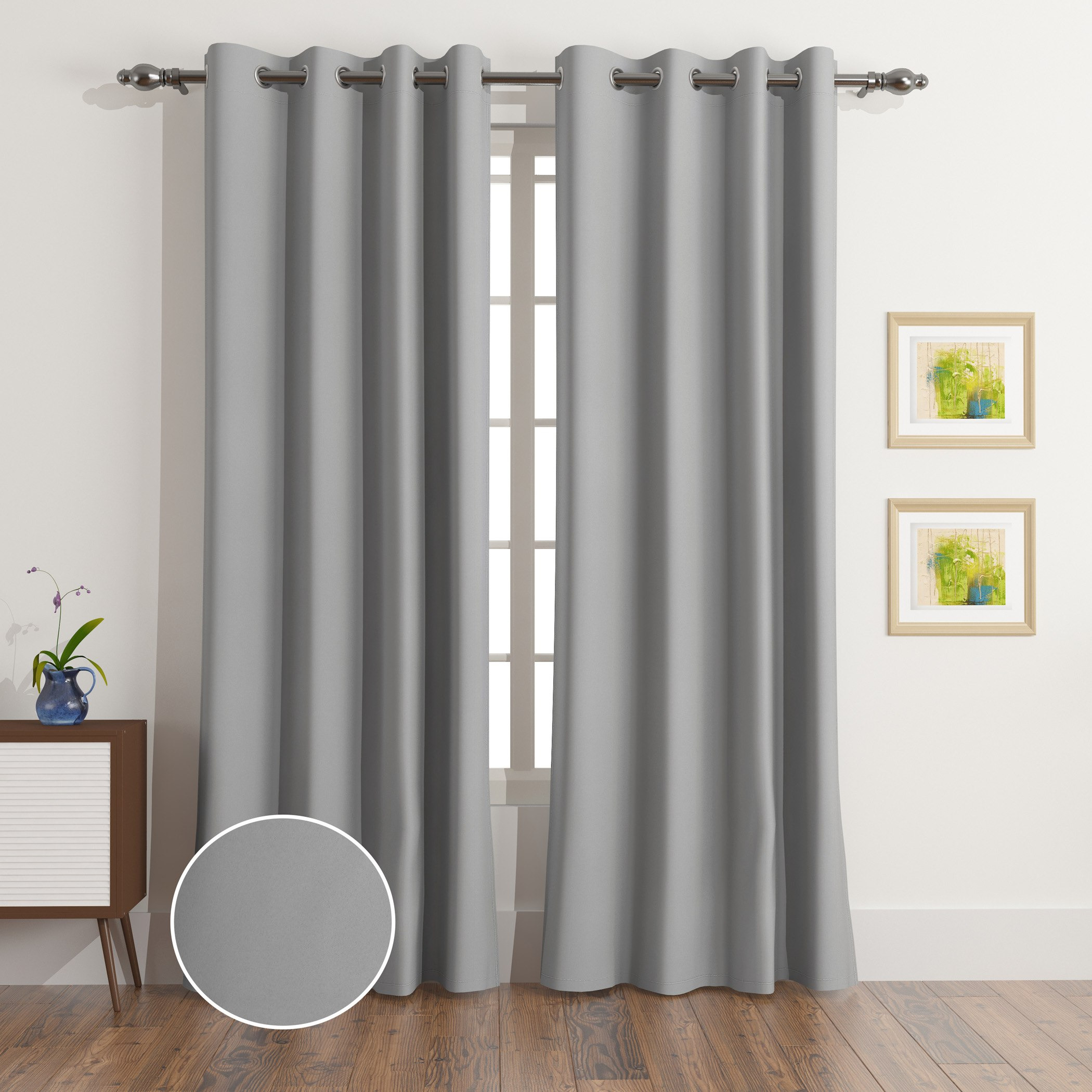 Uni 4-Piece Blackout Curtain Set - 140x300 cm-hbxhomeware-hbxlivingroom-image-1