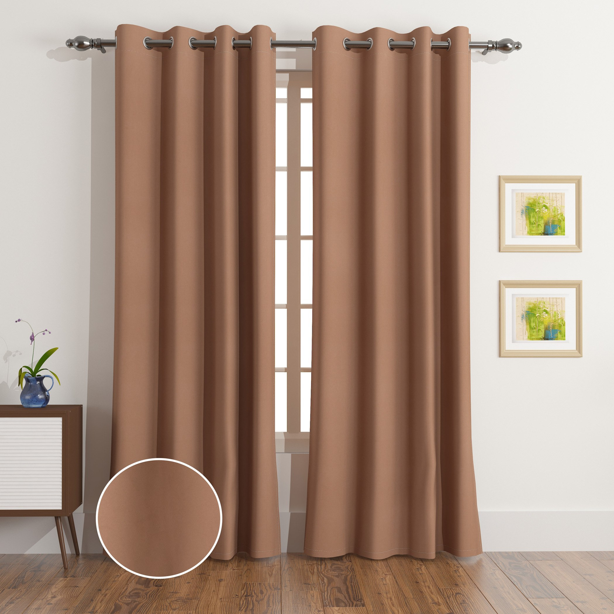 Uni 4-Piece Blackout Curtain Set - 140x300 cm-hbxhomeware-hbxlivingroom-image-1
