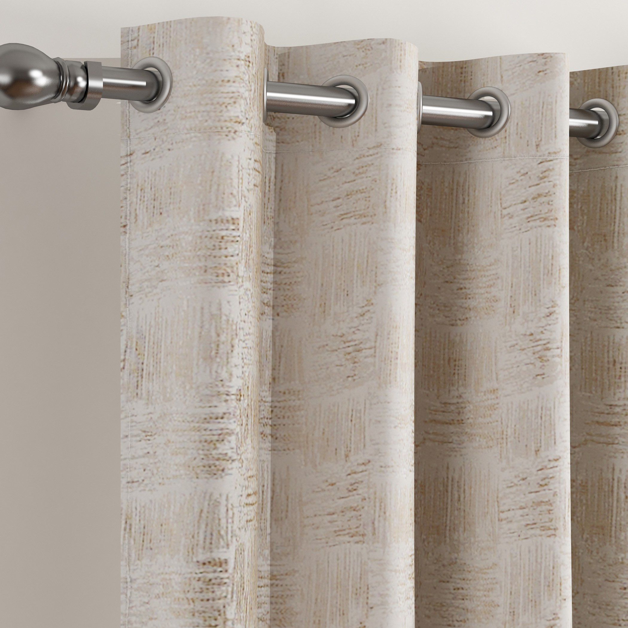 Rio 2-Piece Jacquard Textured Curtain Set - 140x240 cm-hbxhomeware-hbxlivingroom-image-2