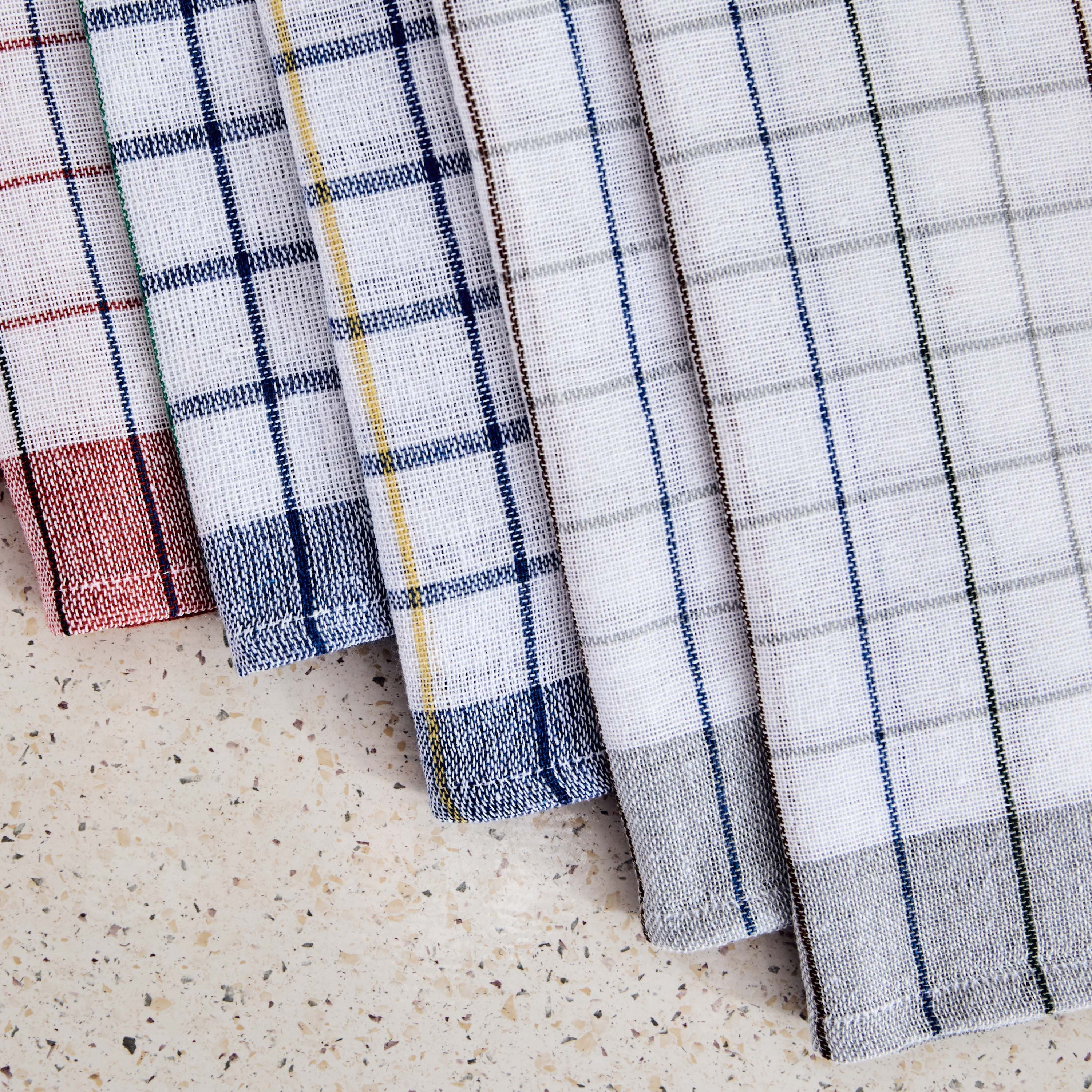 طقم مناشف مطبخ وافل 6 قطع من مترو - 45×65 سم-hbxhomeware-kitchenware-kitchenlinens-image-3