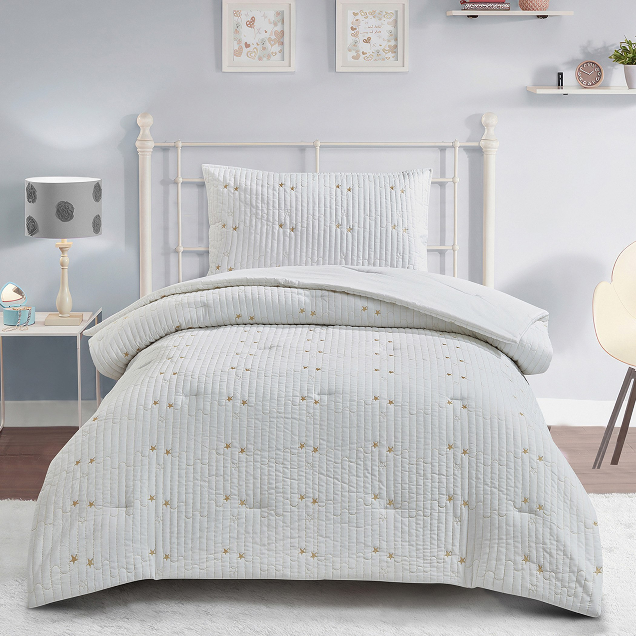 Adventurer Stars 2-Piece Cotton Single Comforter Set - 135x220 cm-hbxhomeware-hbxbedroom-image-2