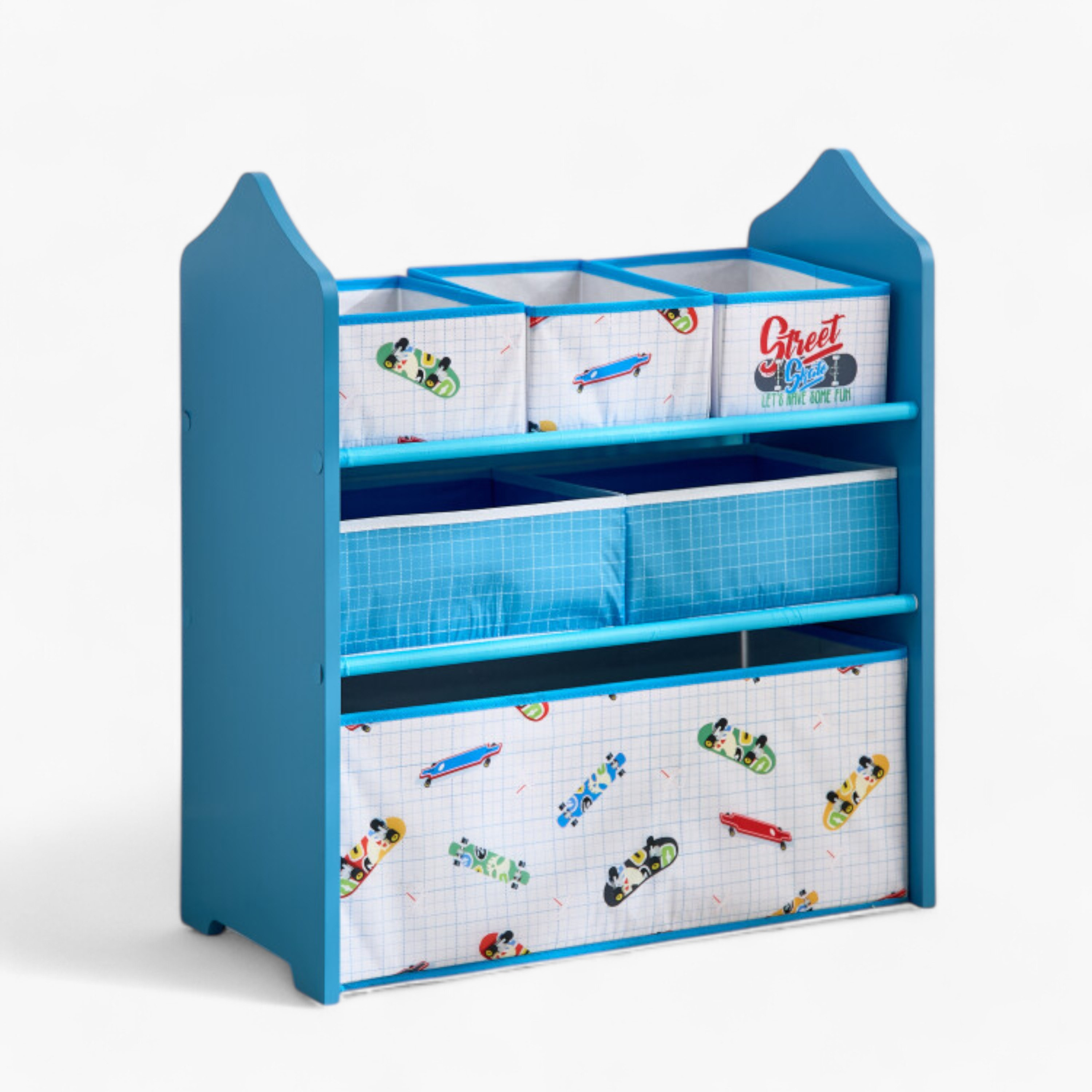 Gearhead Candice Baseball Fabric Storage Rack with 6 Bins - 63x30x70 cm-PROMO_HB_AE_B1G1_250925-image-7