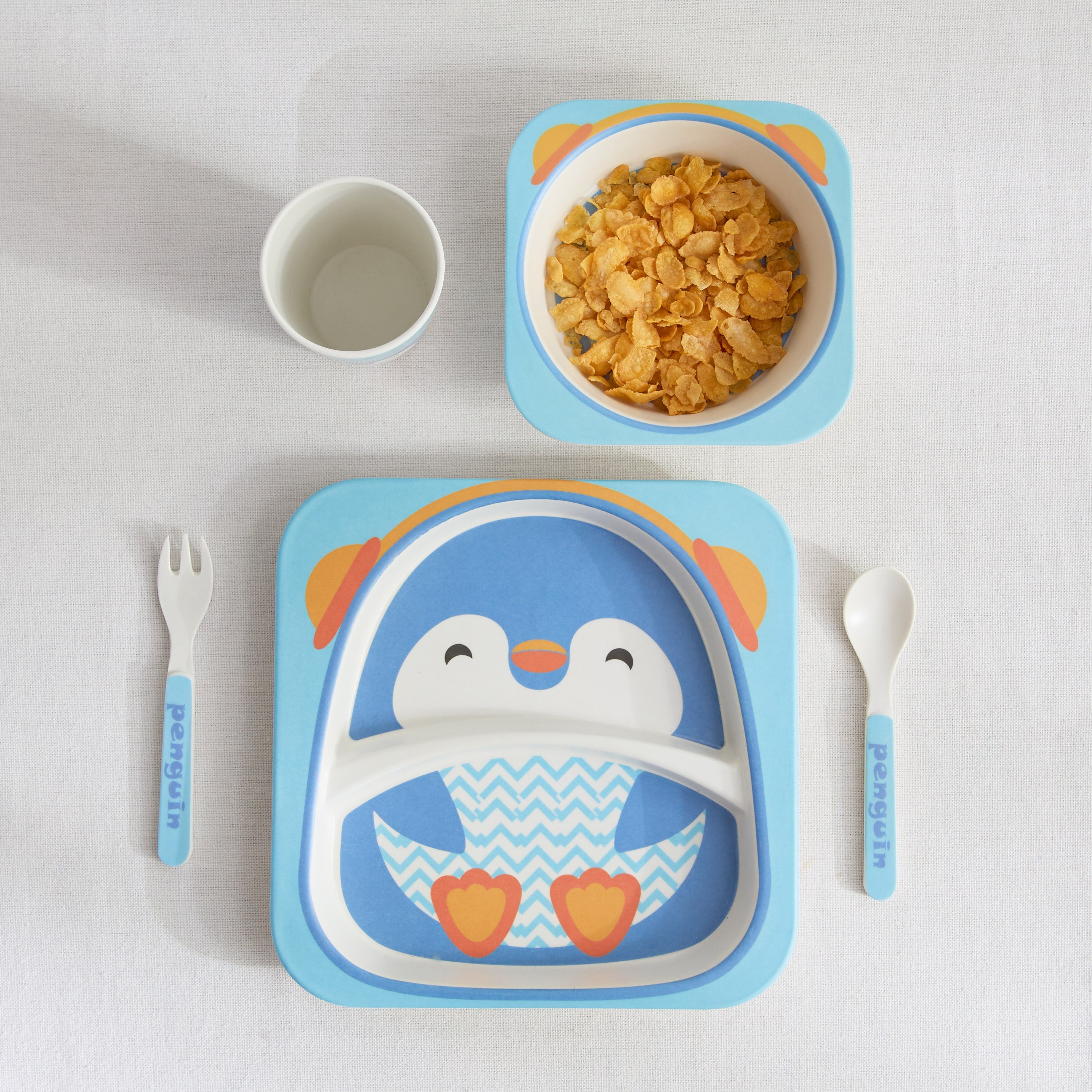 Penguin 5-Piece Bamboo Dinner Set-hbxhomeware-hbxkidsandyouth-image-5