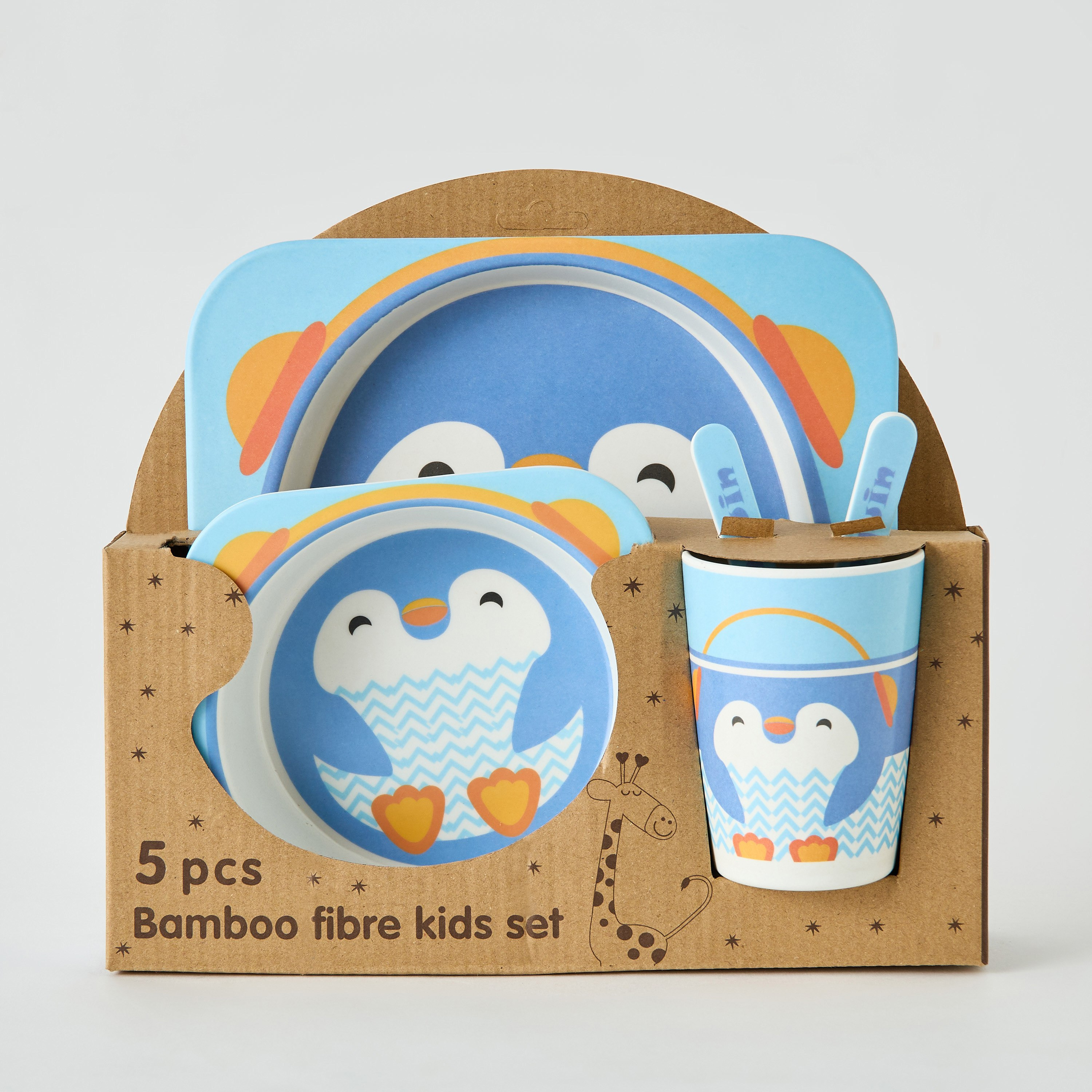 Penguin 5-Piece Bamboo Dinner Set-hbxhomeware-hbxkidsandyouth-image-6