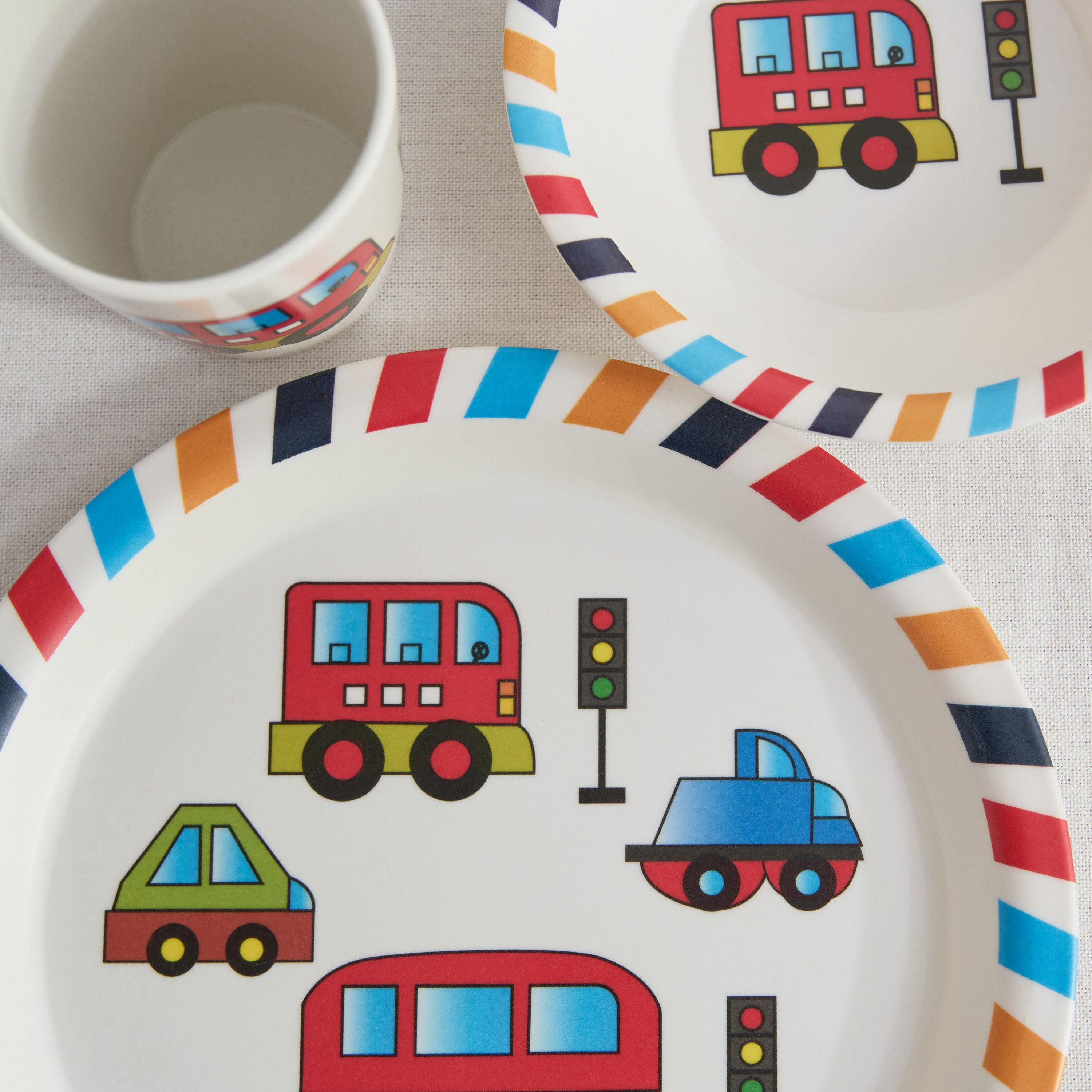 Vehicle 5-Piece Bamboo Dinner Set-hbxhomeware-hbxkidsandyouth-image-4