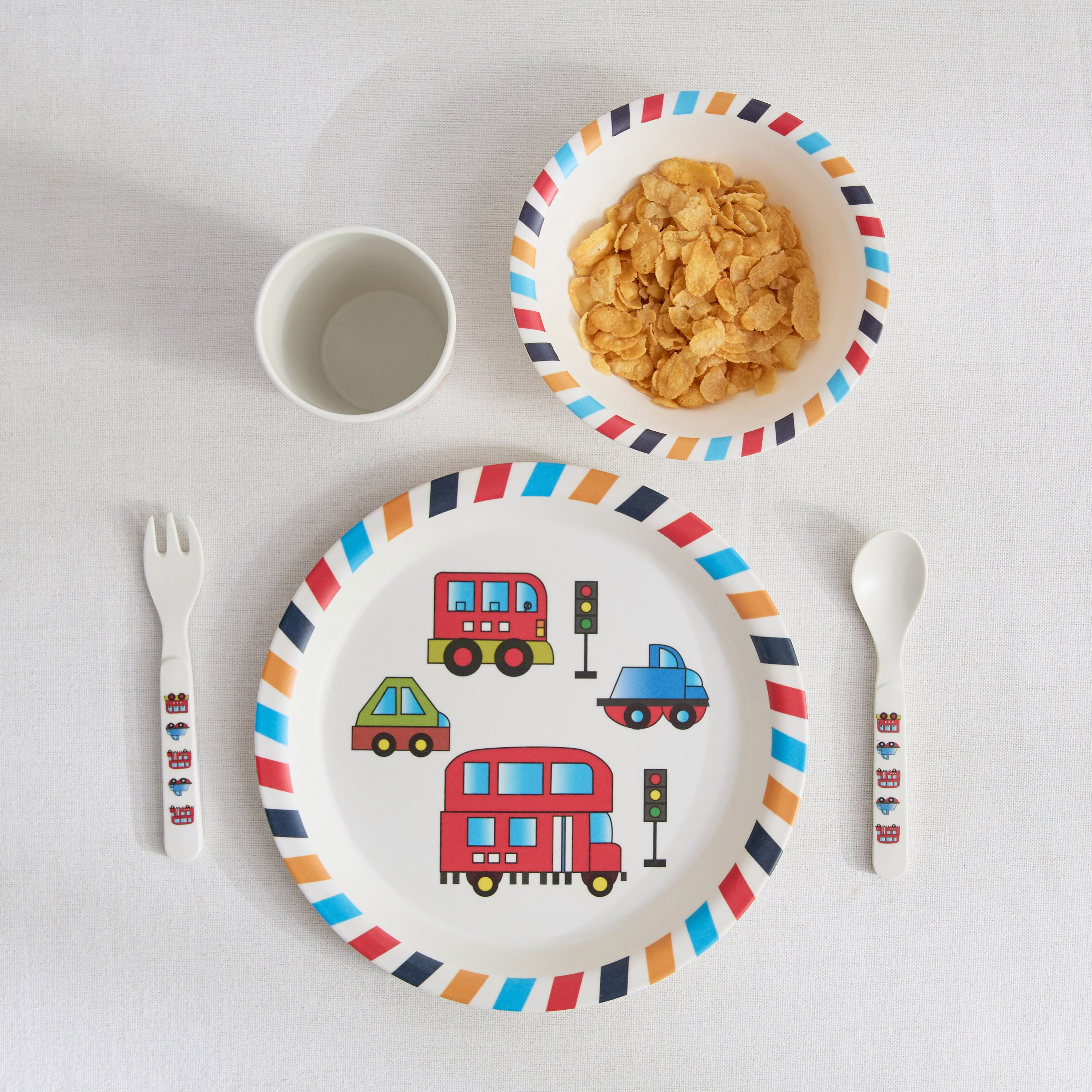 Vehicle 5-Piece Bamboo Dinner Set-hbxhomeware-hbxkidsandyouth-image-5