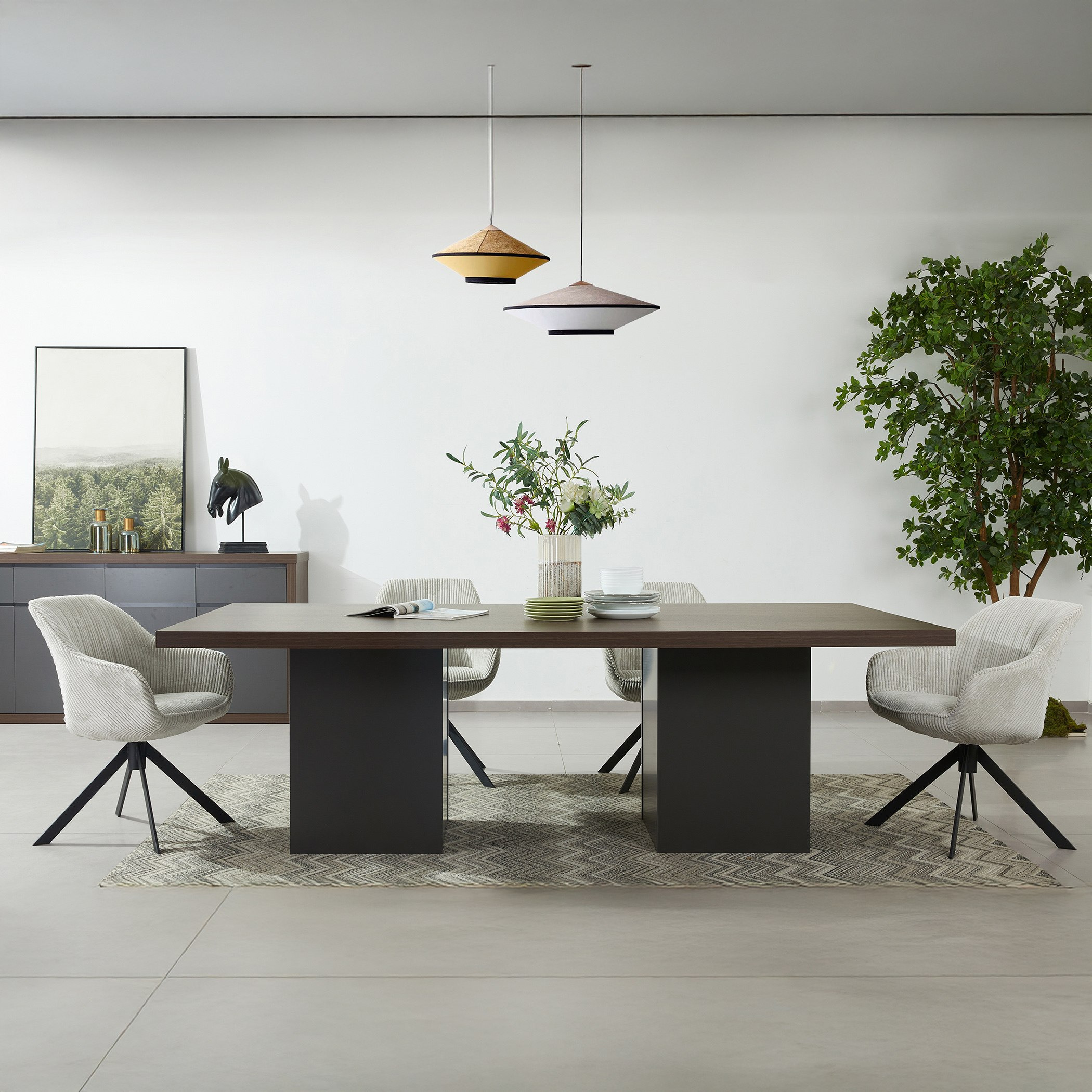طاولة سفرة 8 مقاعد من وينشستر-hbxfurniture-diningroom-diningtables-eightseater-image-1